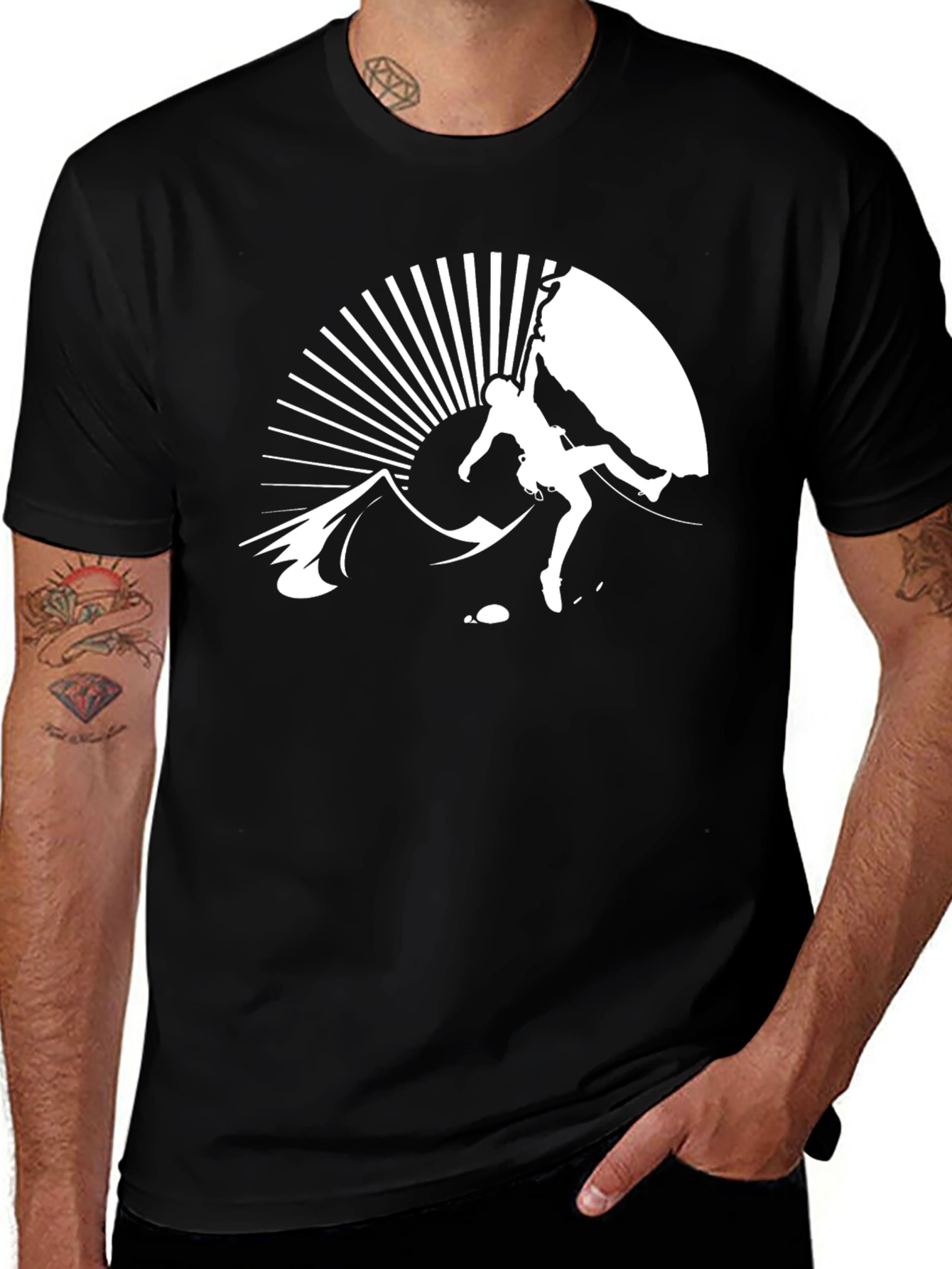 Climbing Graphic T-Shirt - Adventure Ready