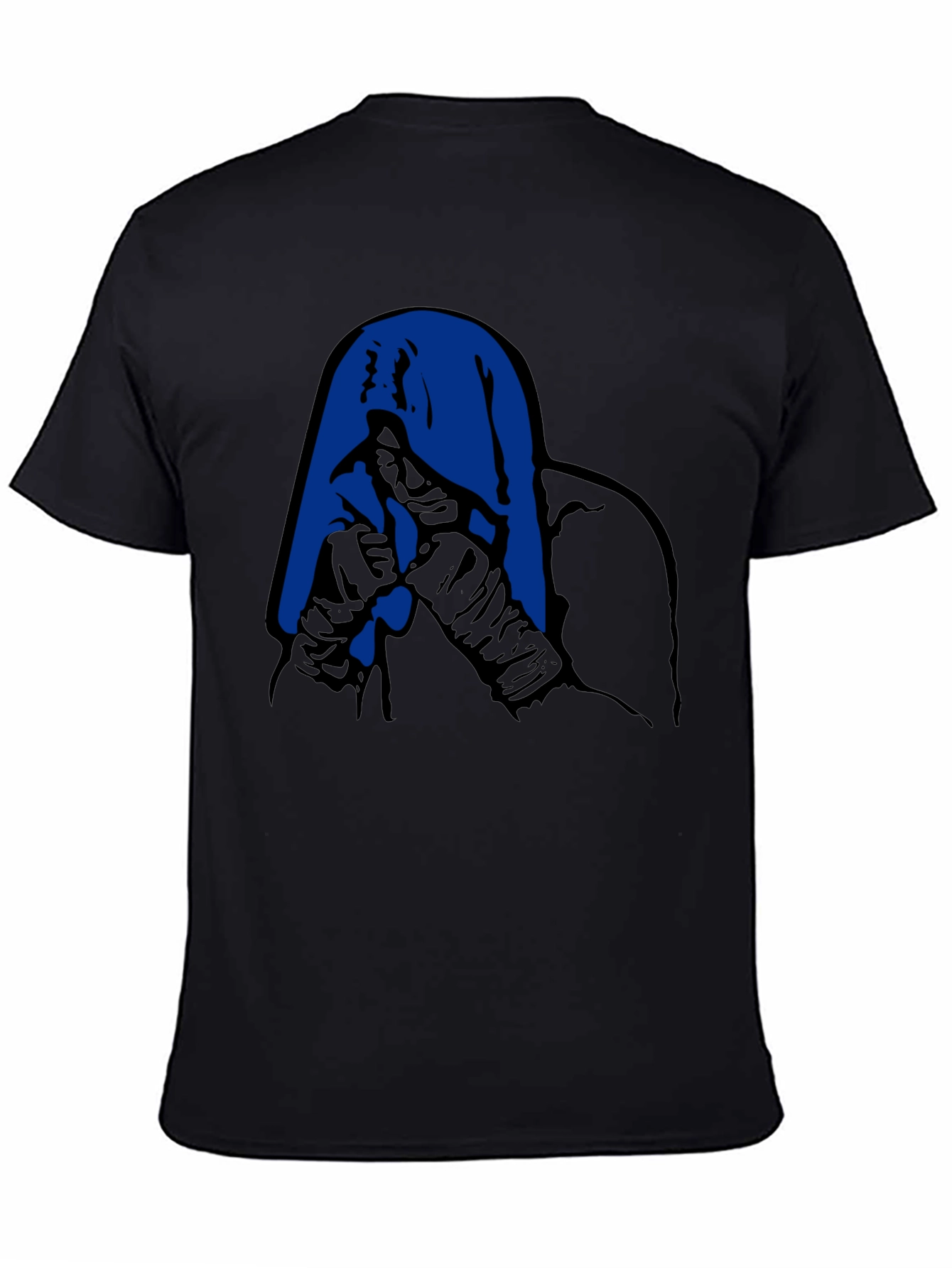 Hooded Graphic Tee - Unique Design Casual Style