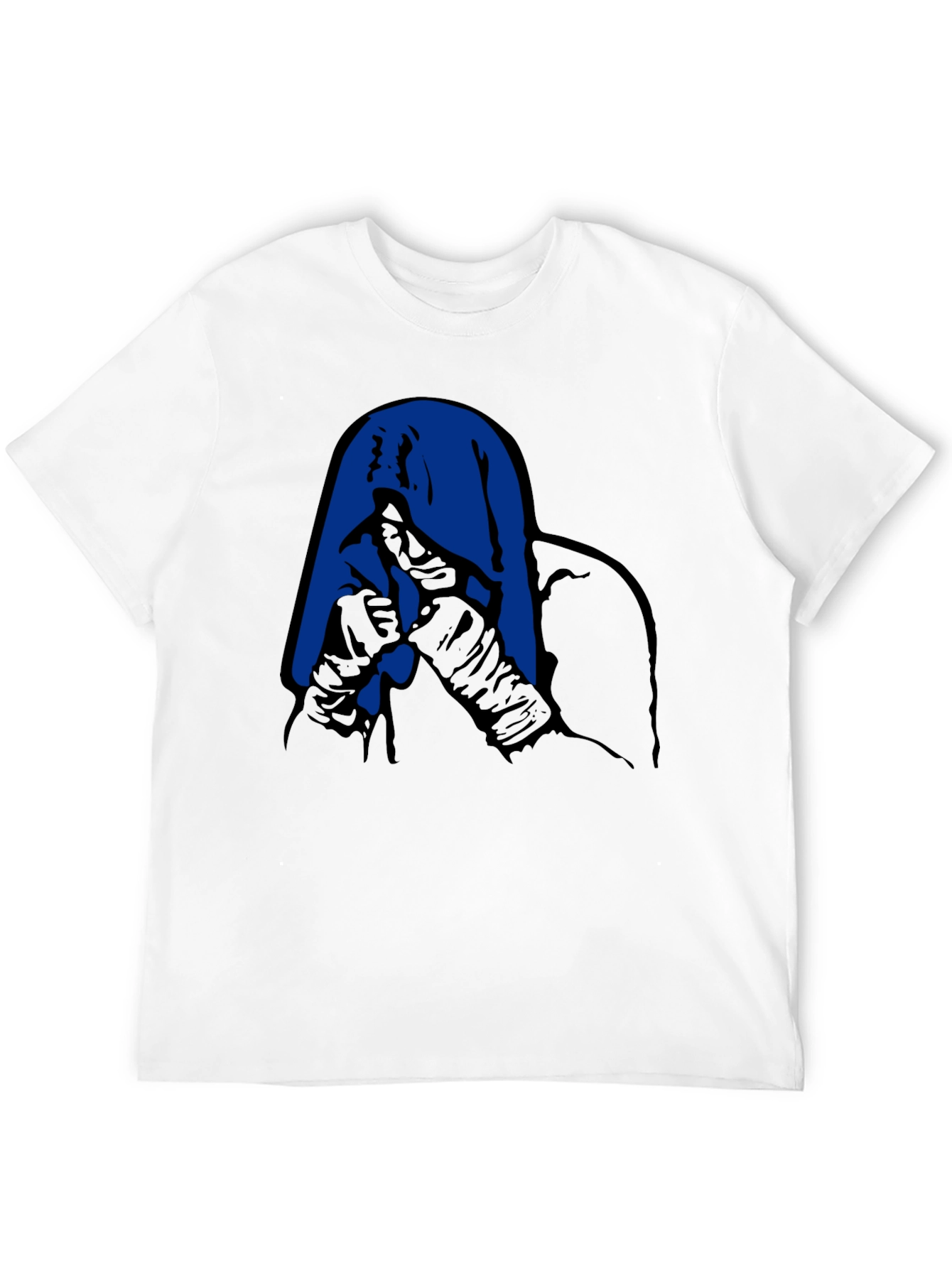 Hooded Graphic Tee - Unique Design Casual Style