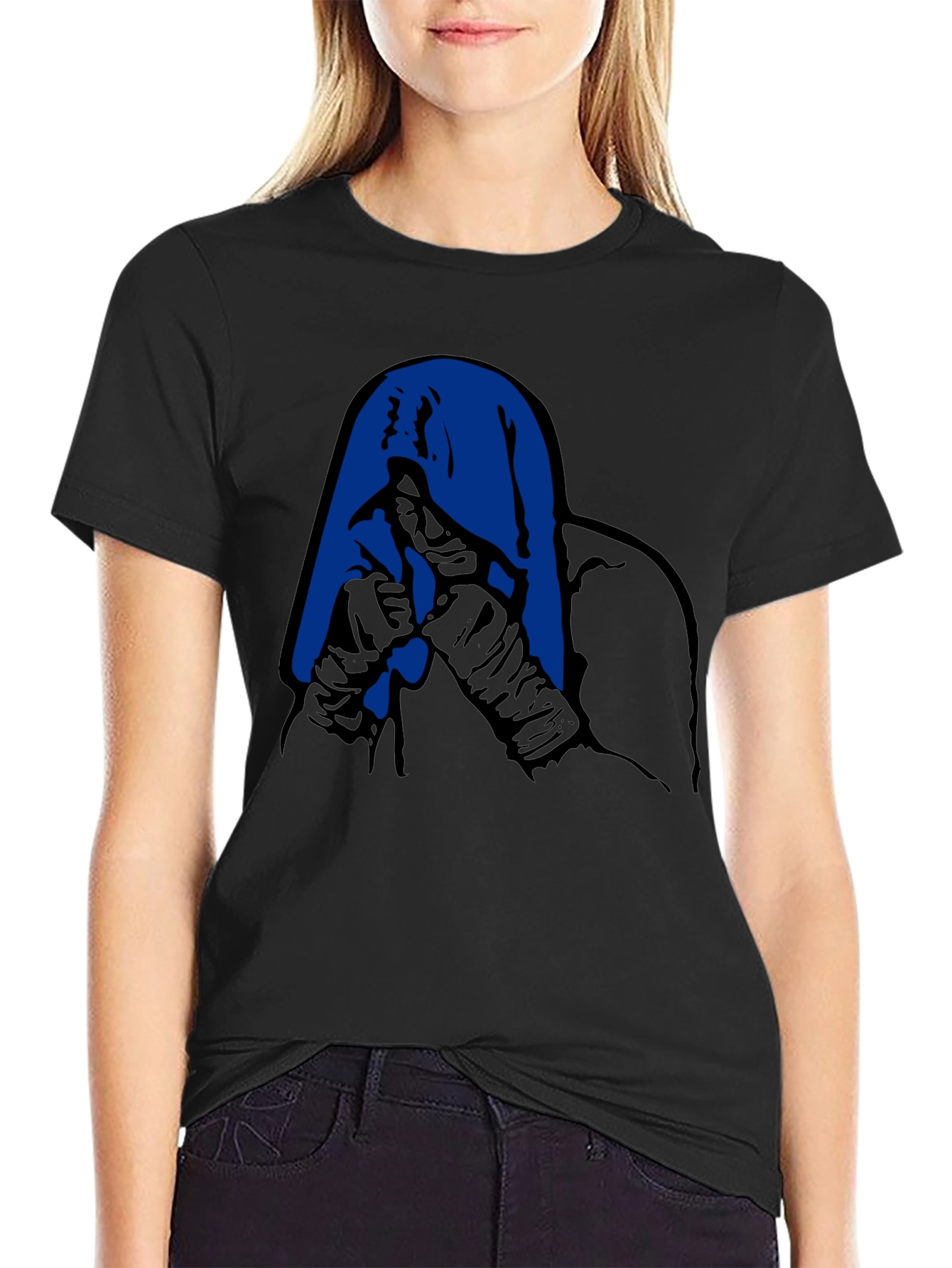Hooded Graphic Tee - Unique Design Casual Style