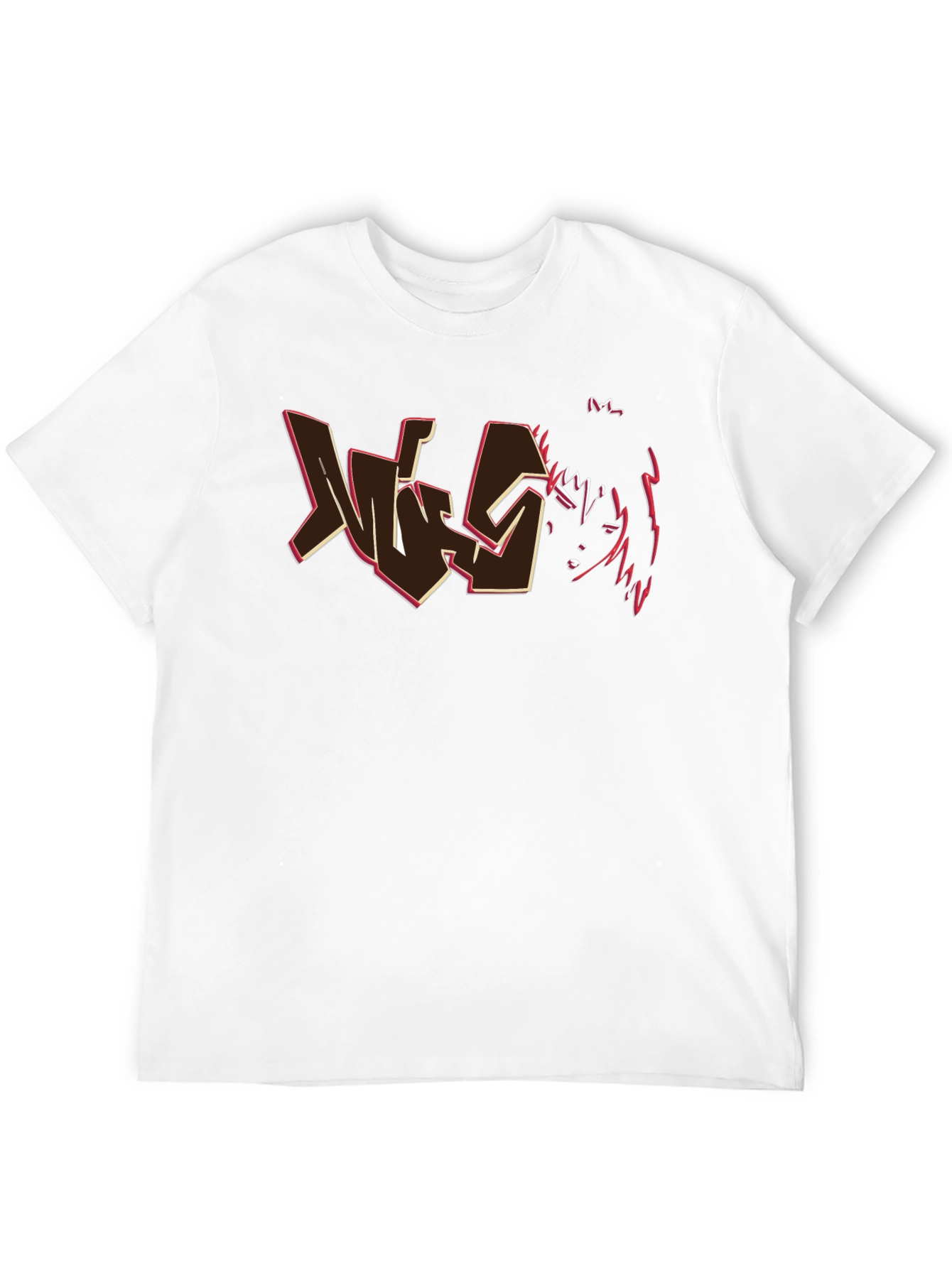 Edgy Graphic T-Shirt - Black Cotton Tee