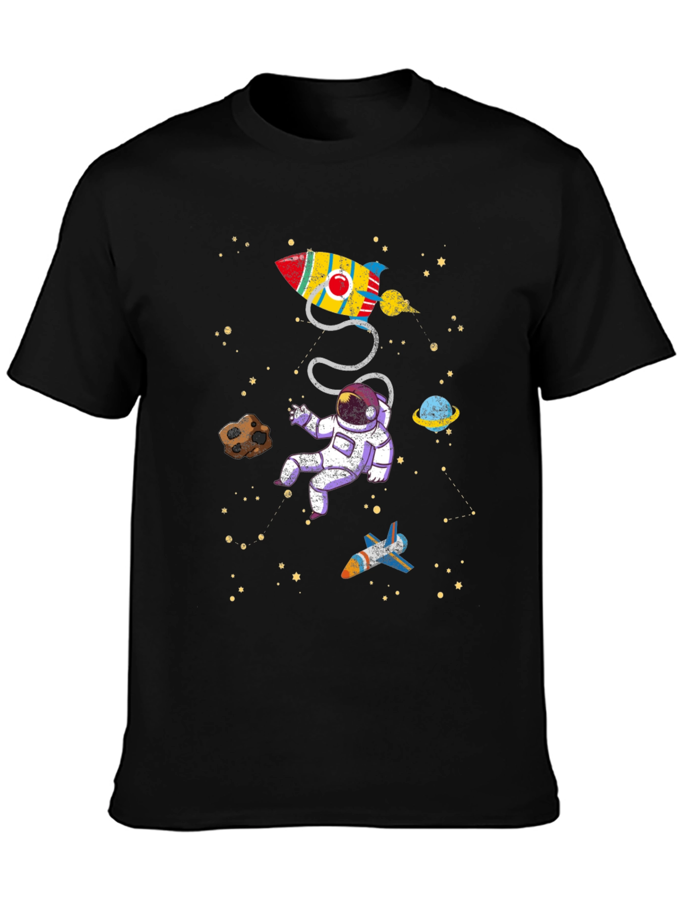 Astronaut in Space Graphic T-Shirt