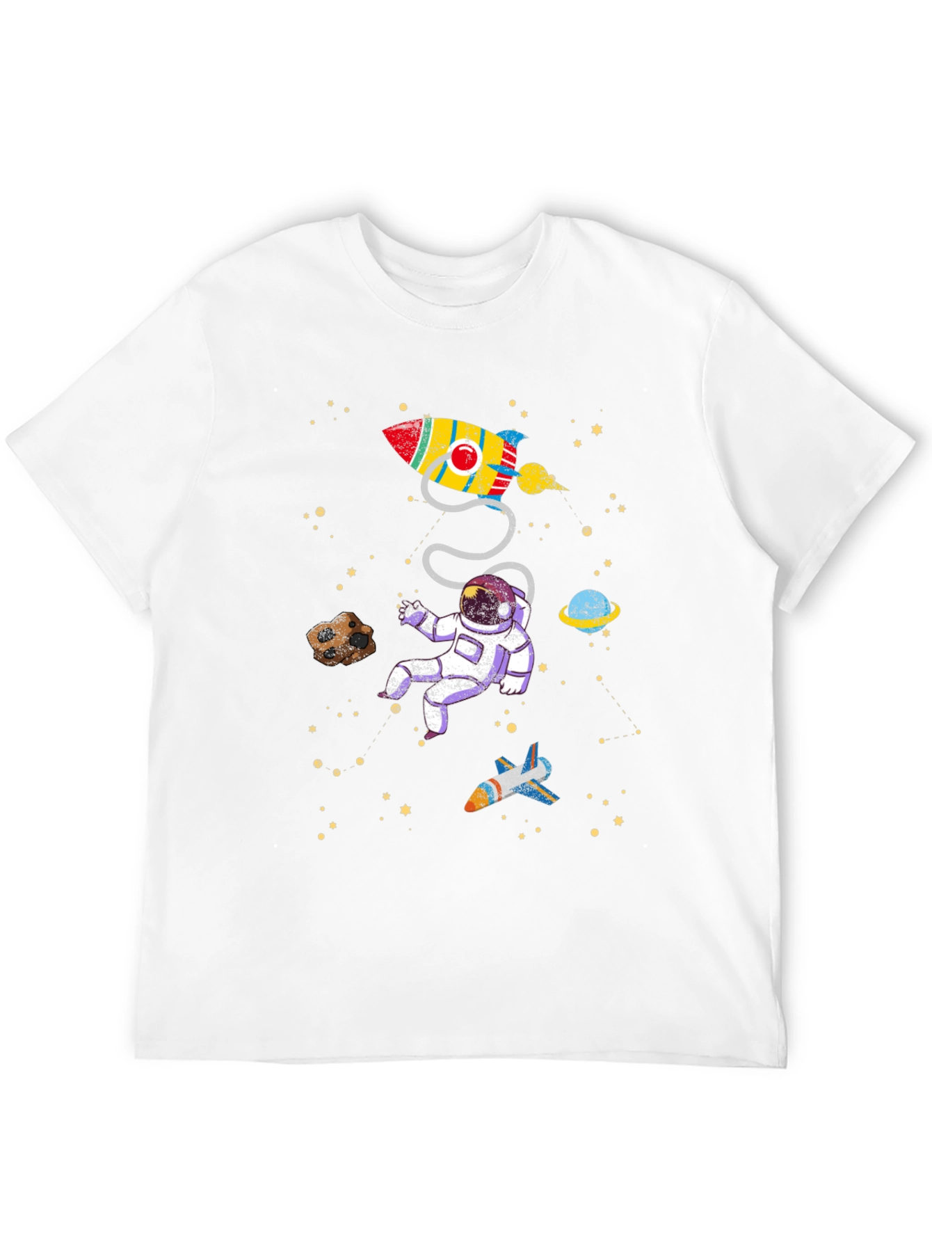 Astronaut in Space Graphic T-Shirt