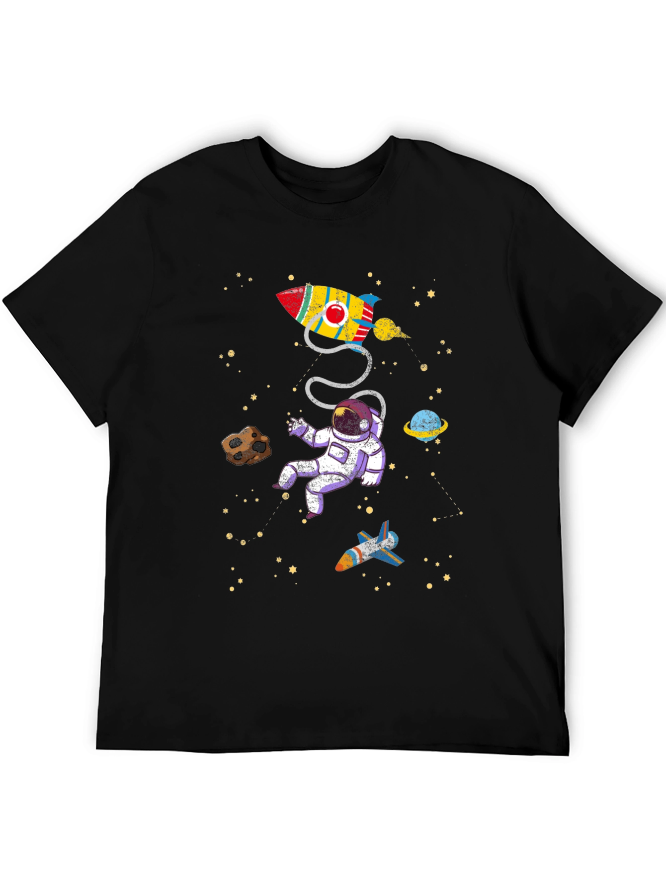 Astronaut in Space Graphic T-Shirt
