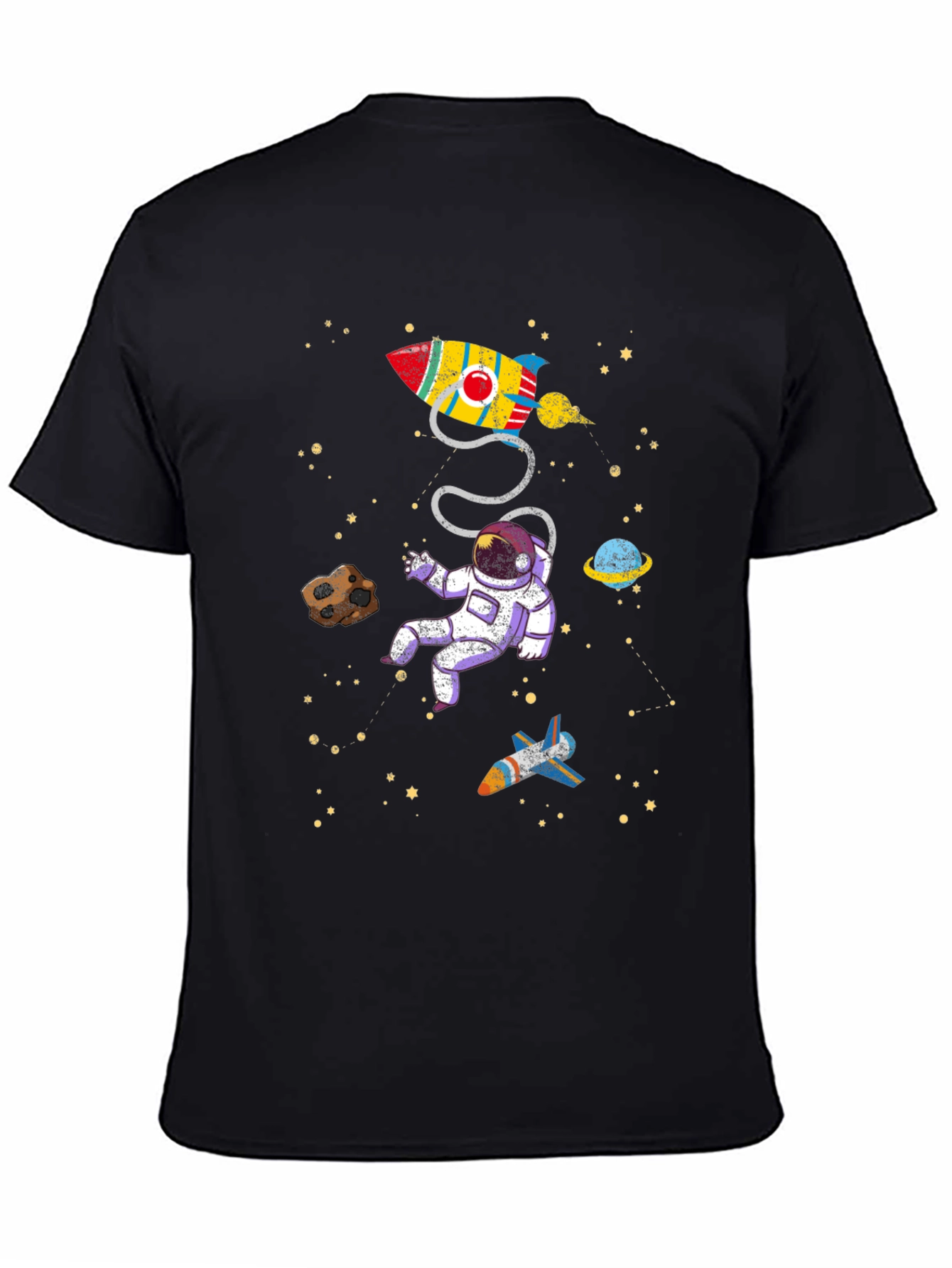 Astronaut in Space Graphic T-Shirt