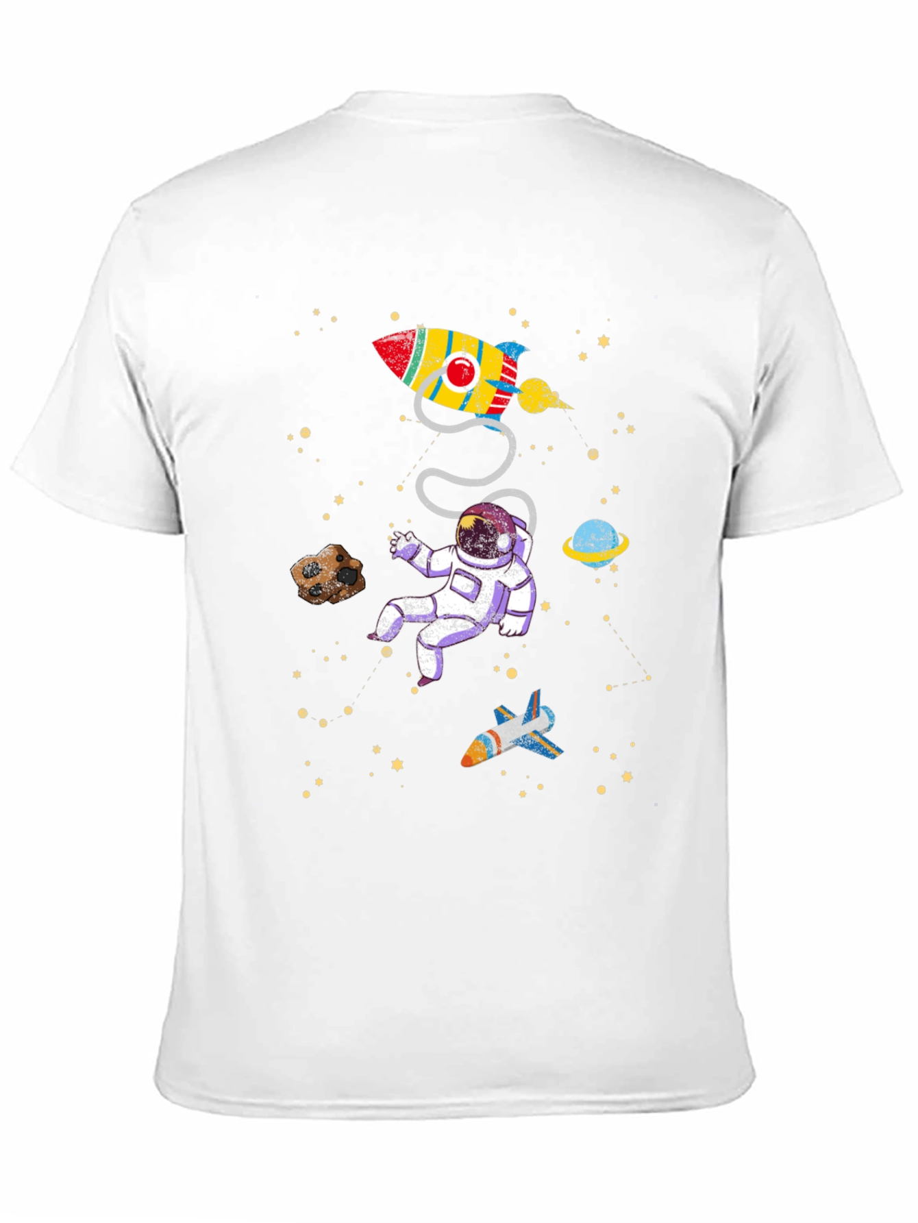 Astronaut in Space Graphic T-Shirt
