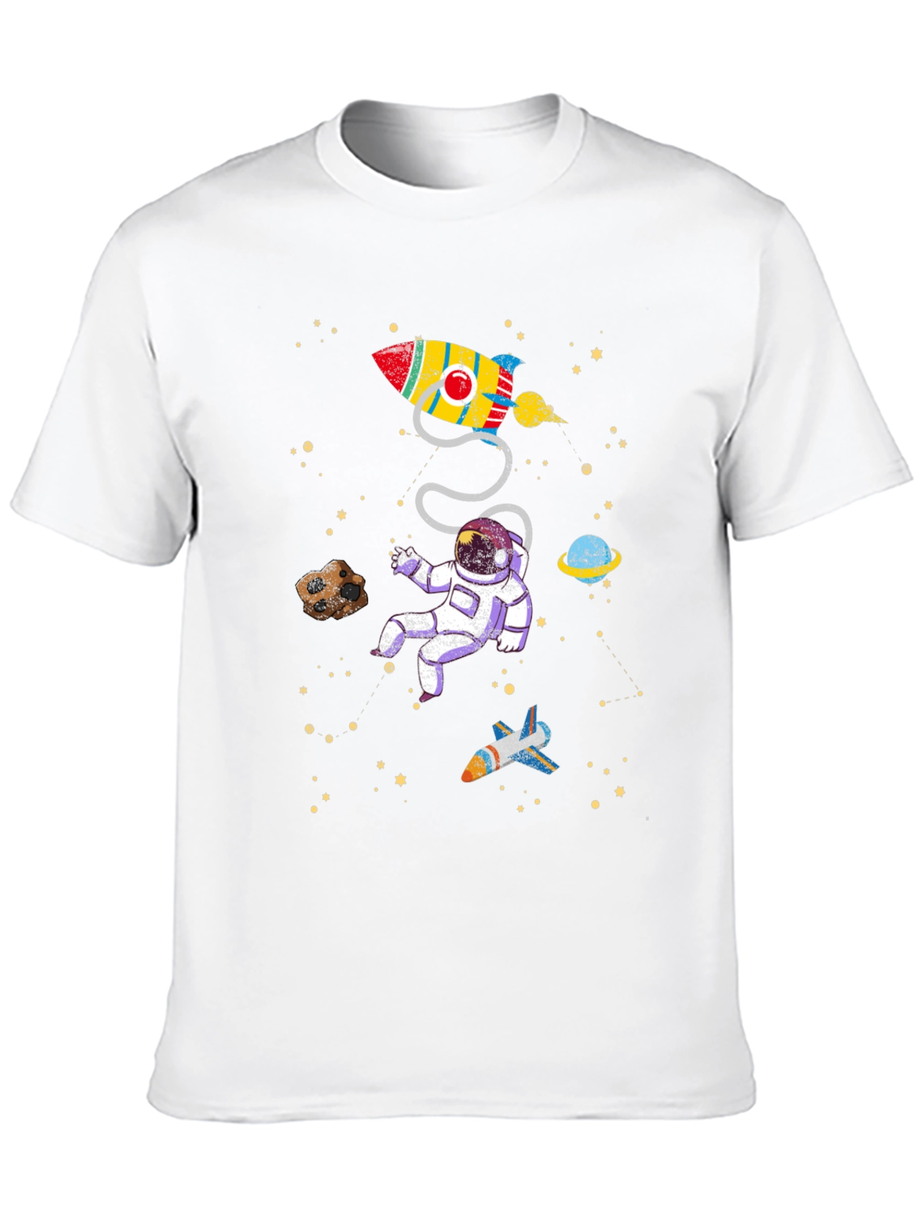 Astronaut in Space Graphic T-Shirt
