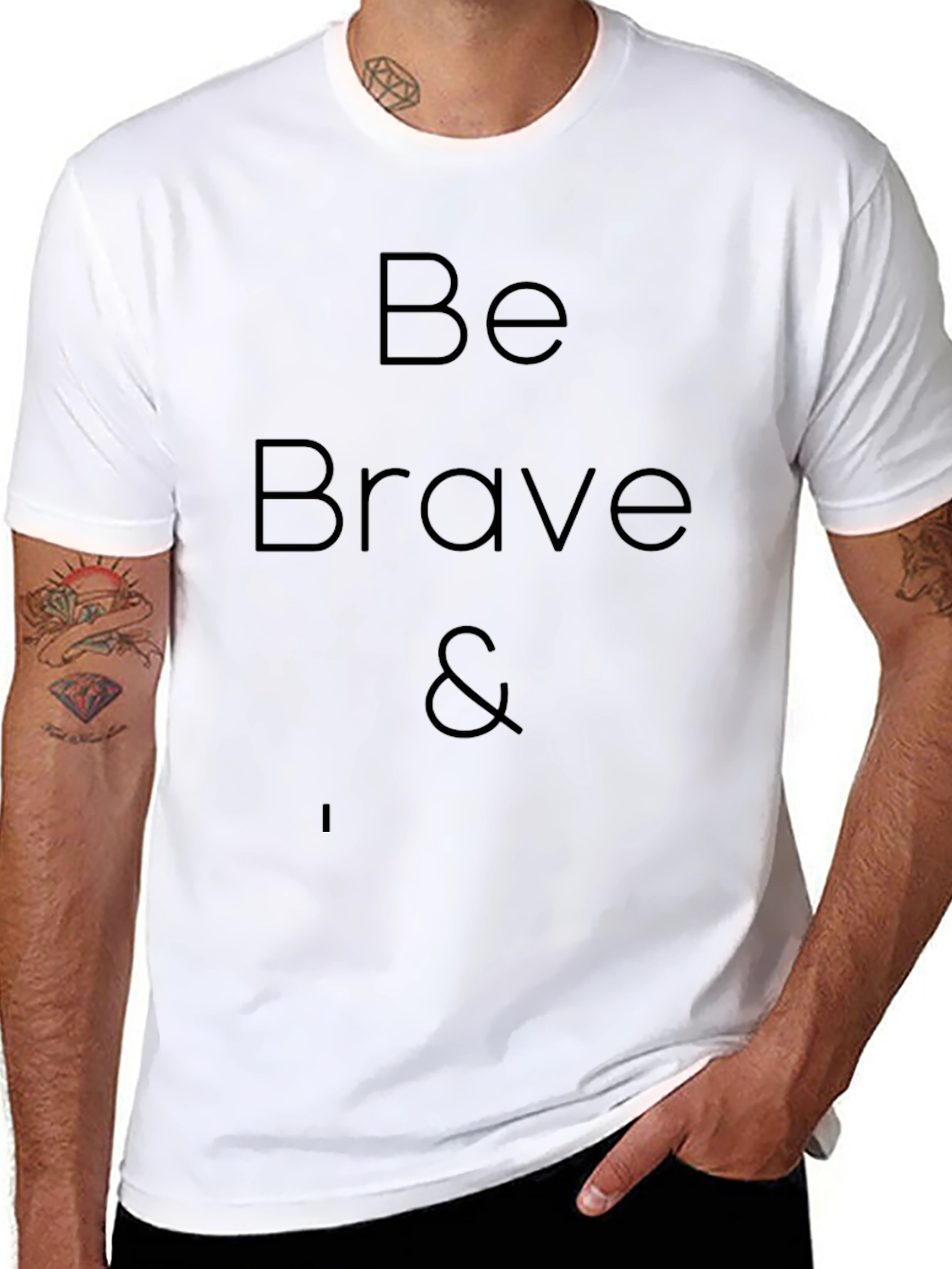 Be Brave Black T-Shirt