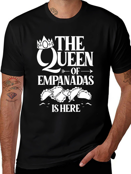 Queen of Empanadas Black T-Shirt