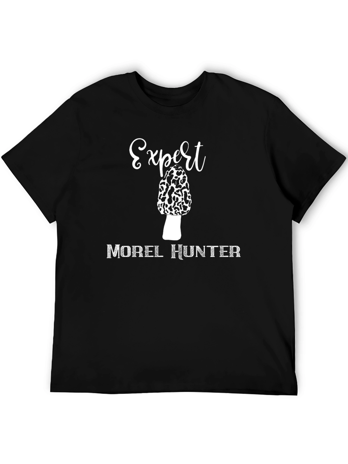 Expert Morel Hunter Graphic T-Shirt - Black