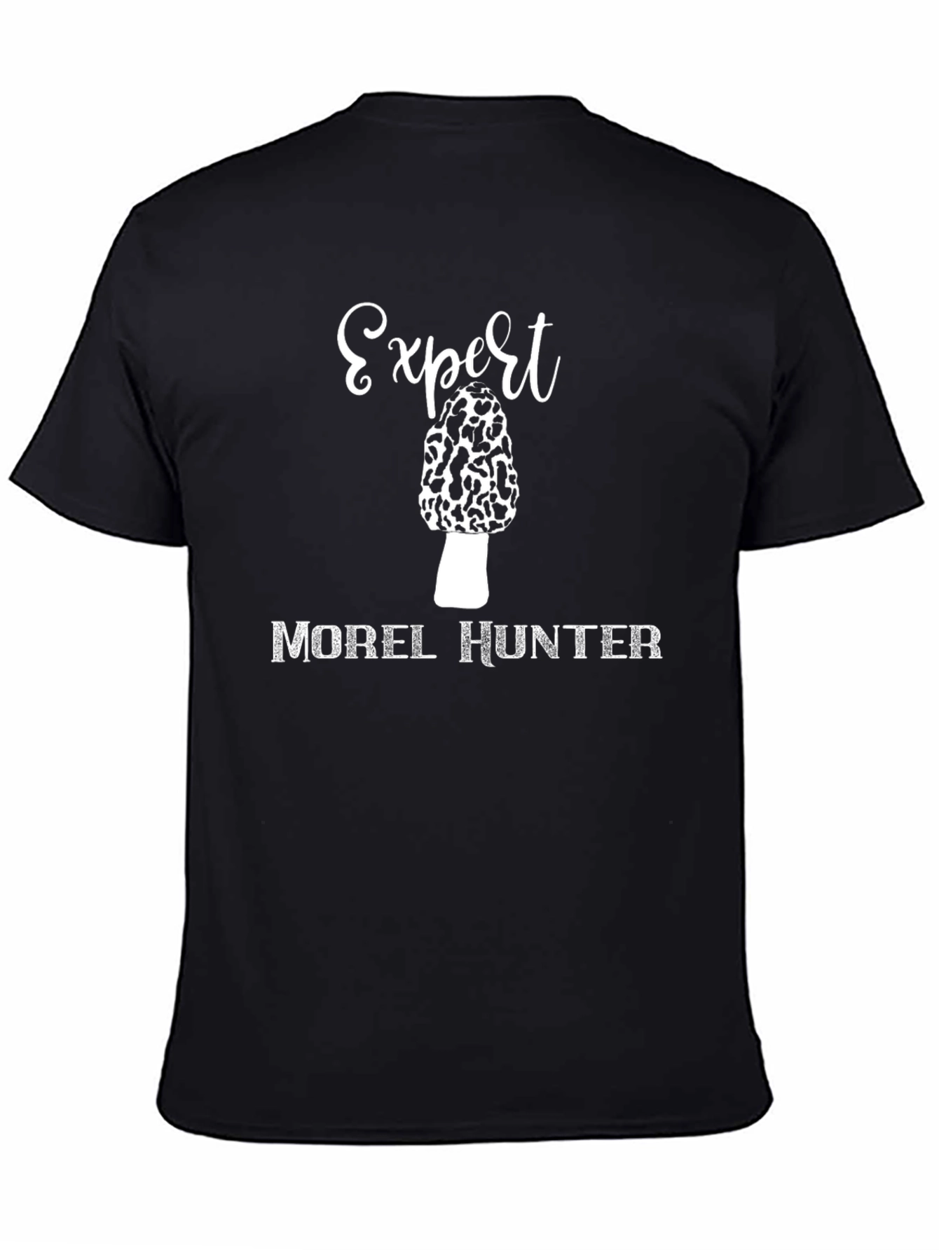 Expert Morel Hunter Graphic T-Shirt - Black