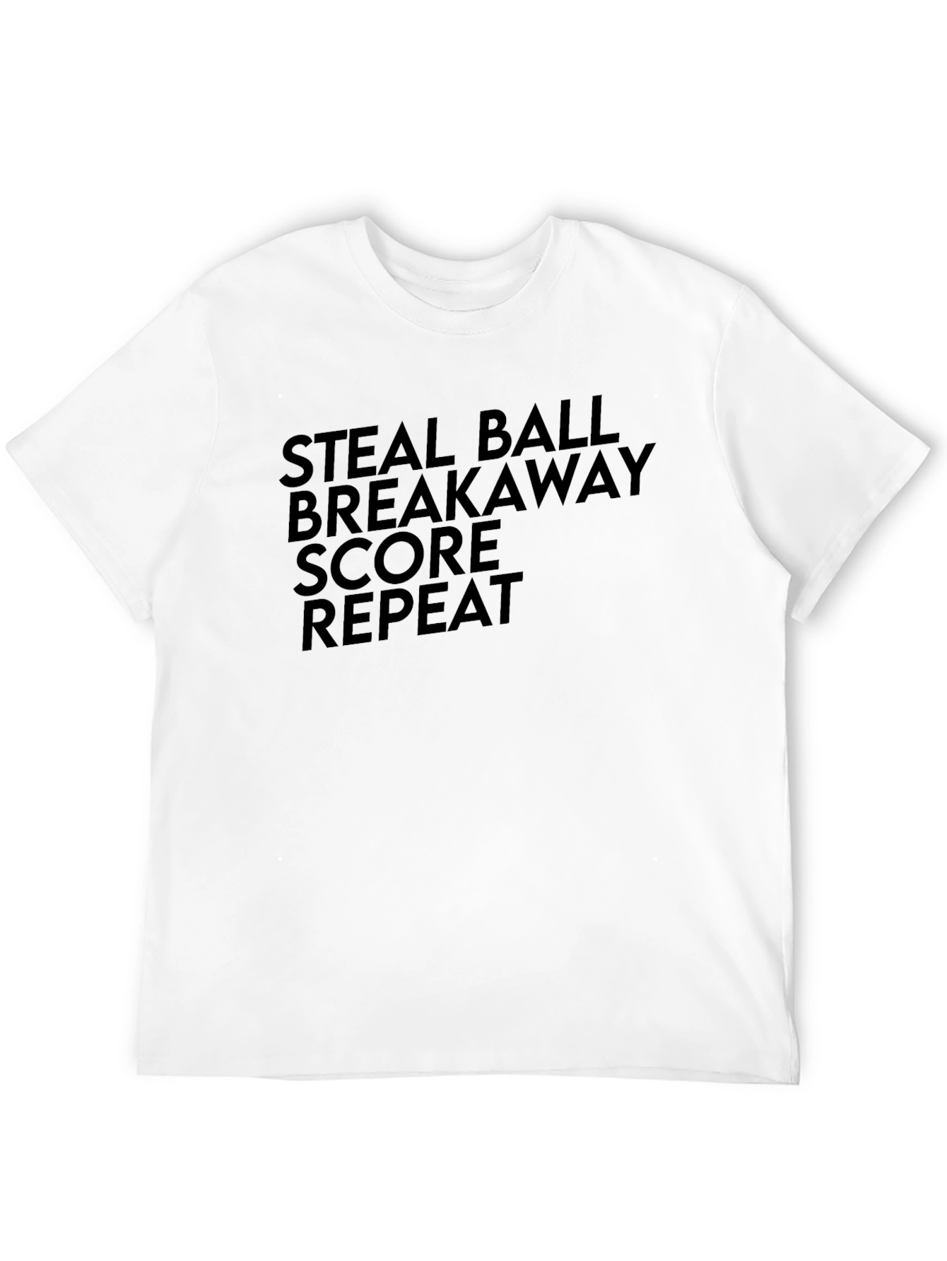 Steal Ball Breakaway Mens Black Graphic Tee