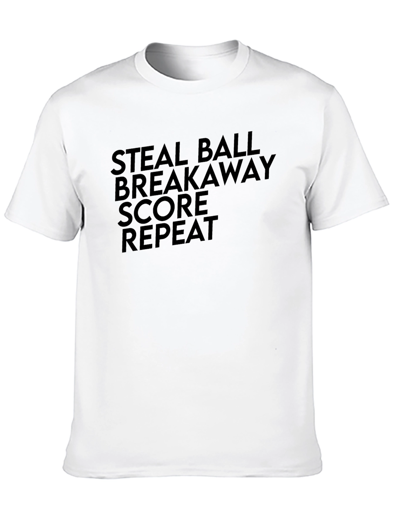 Steal Ball Breakaway Mens Black Graphic Tee