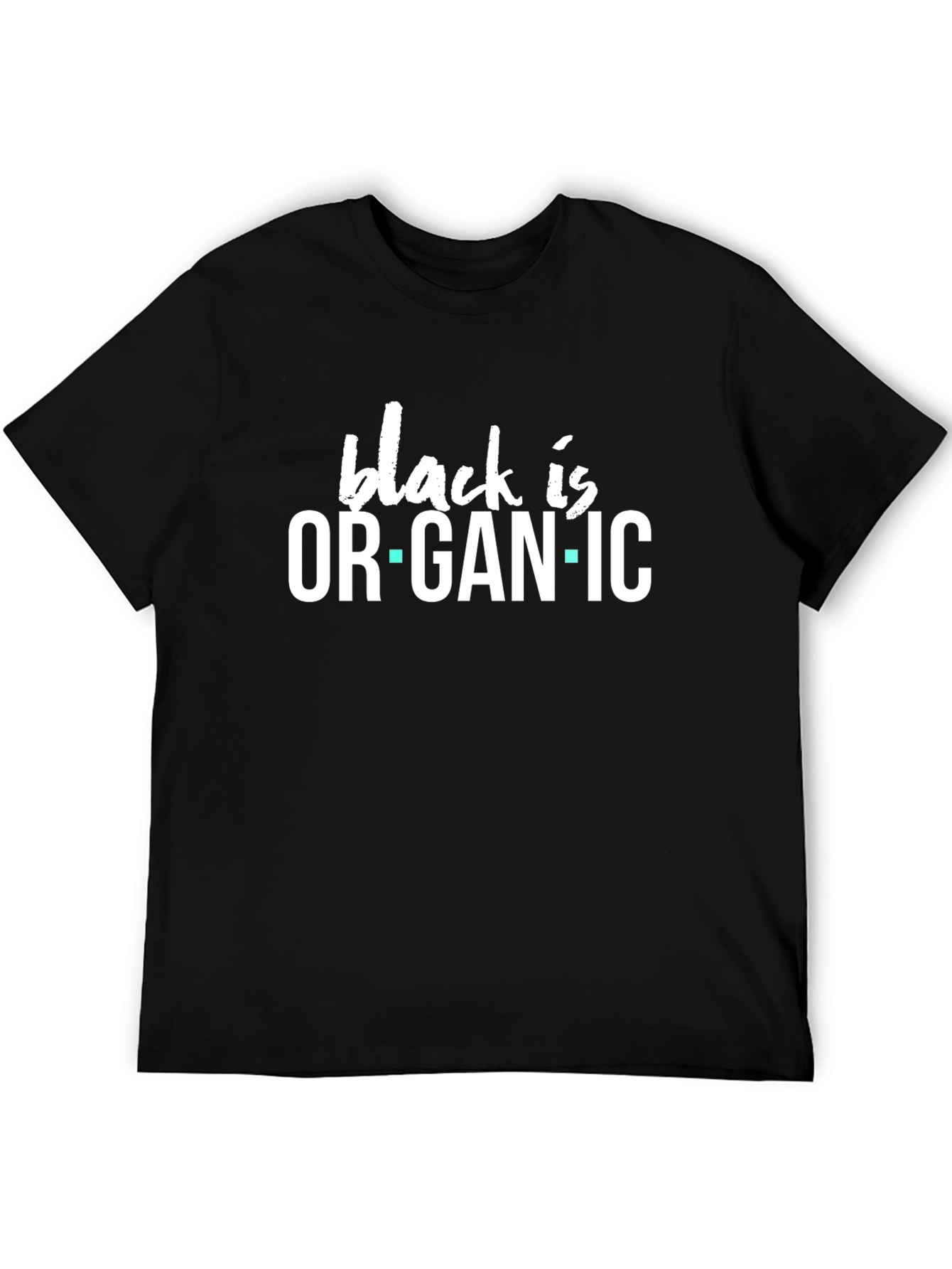 Black is Organic Graphic Tee