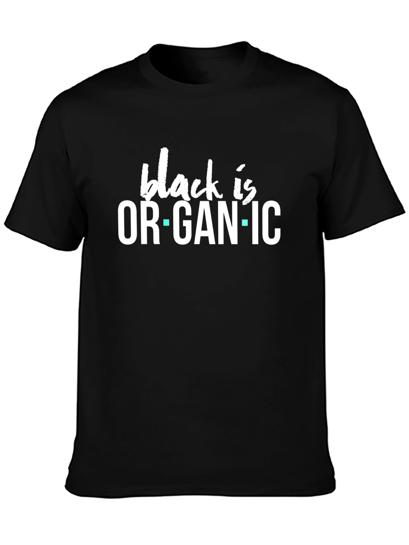 Black is Organic Graphic Tee