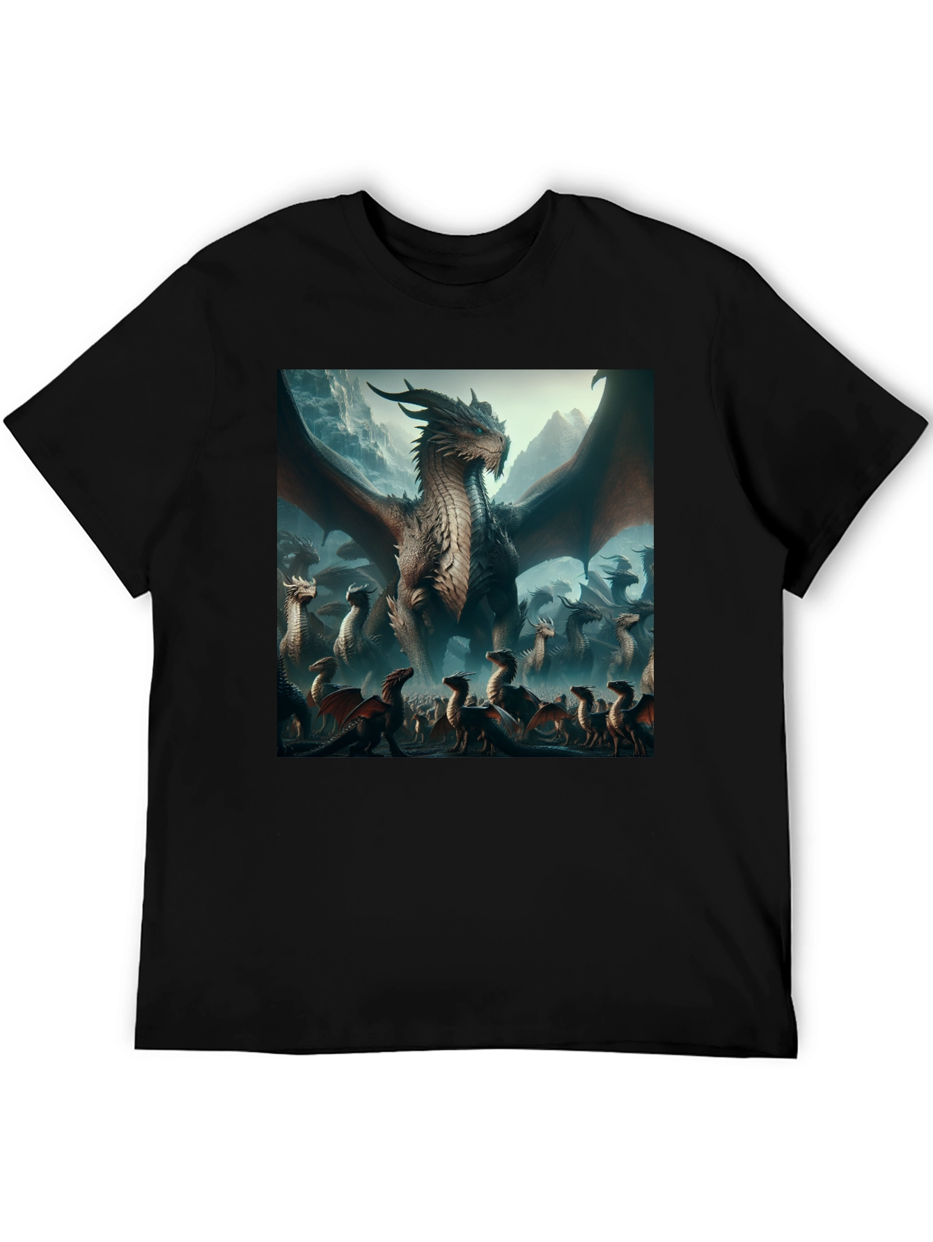 Dragon T-Shirt - Fantasy Art Graphic Tee