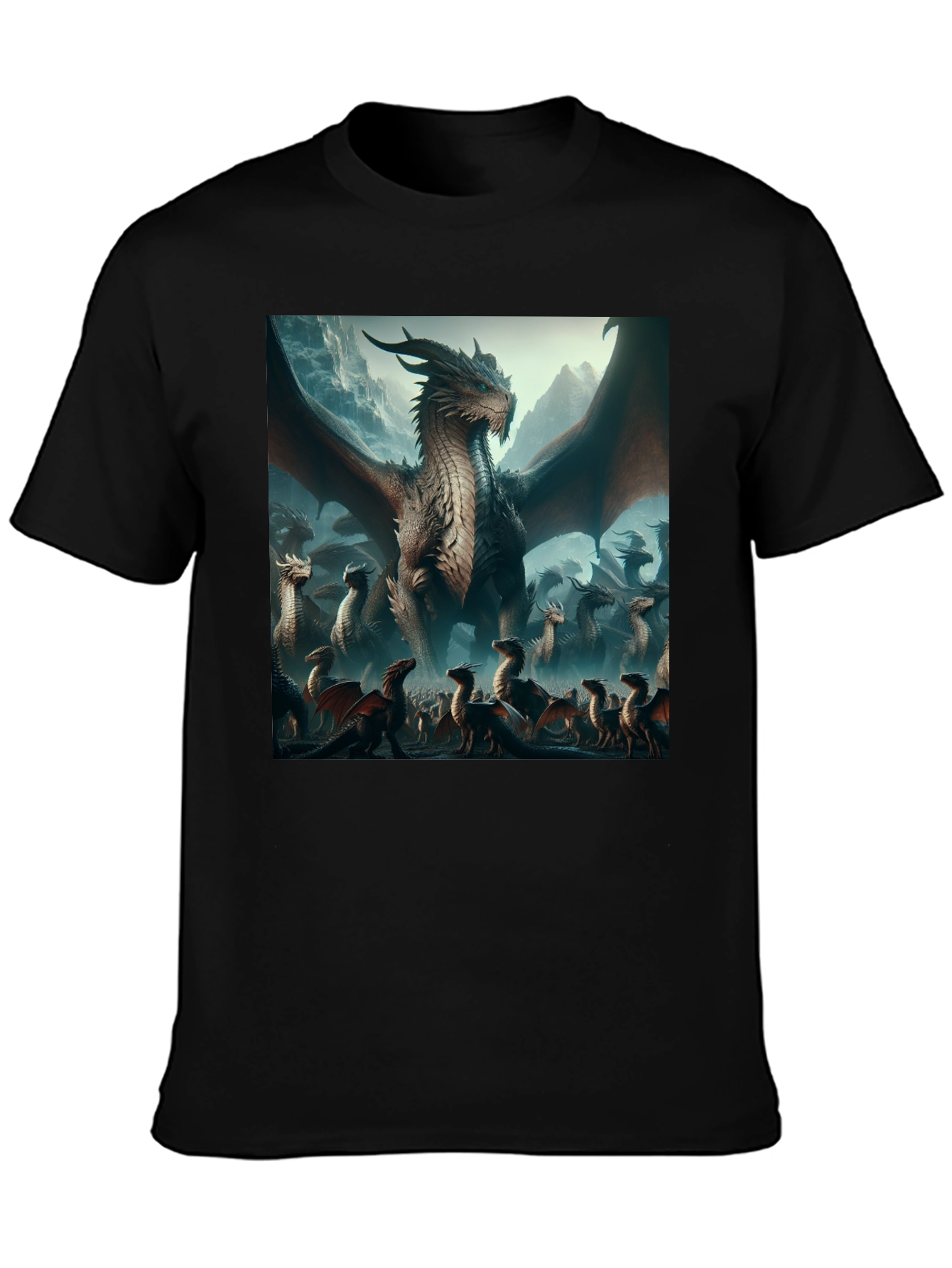 Dragon T-Shirt - Fantasy Art Graphic Tee
