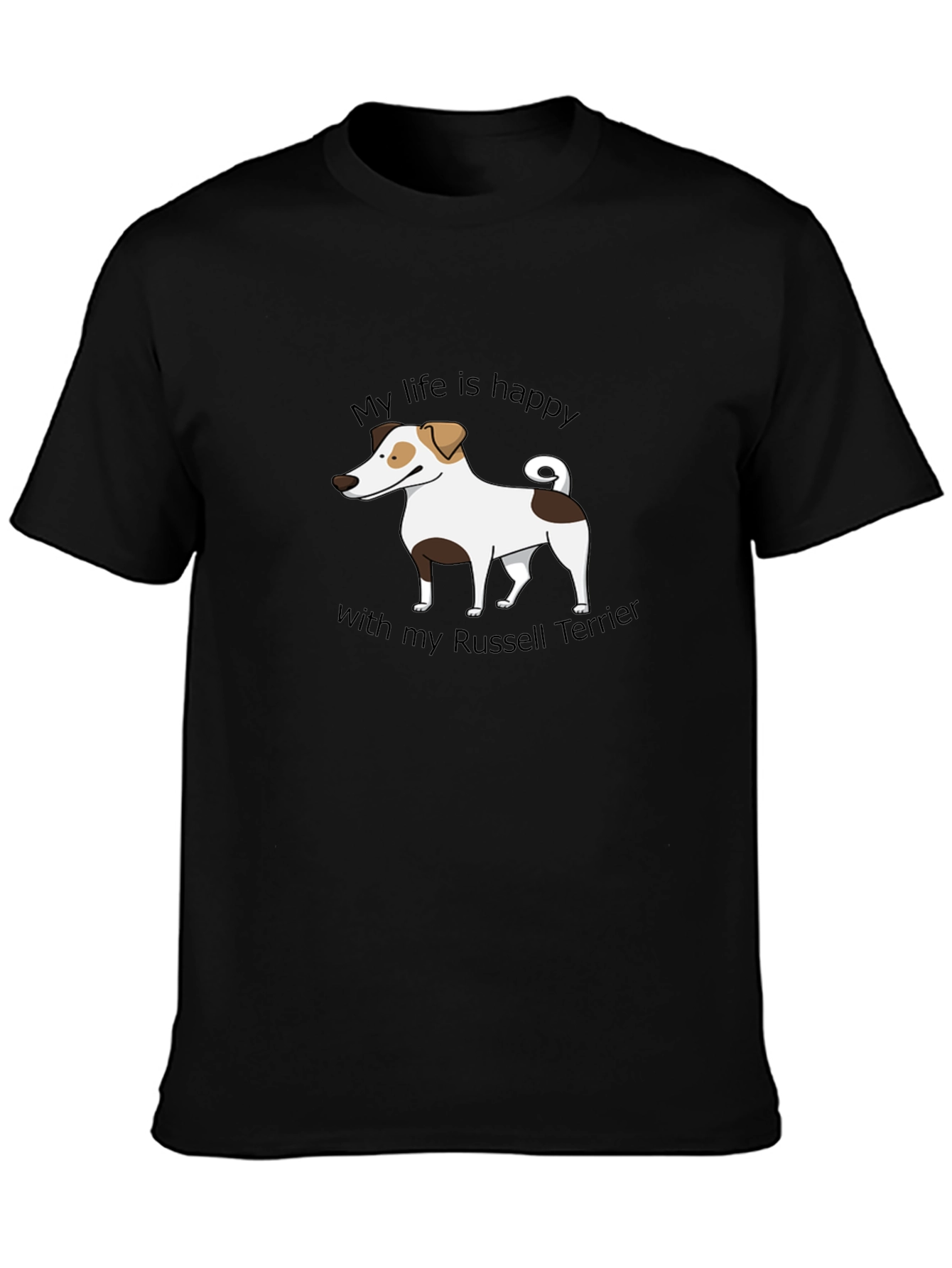 Happy Life Russell Terrier T-Shirt