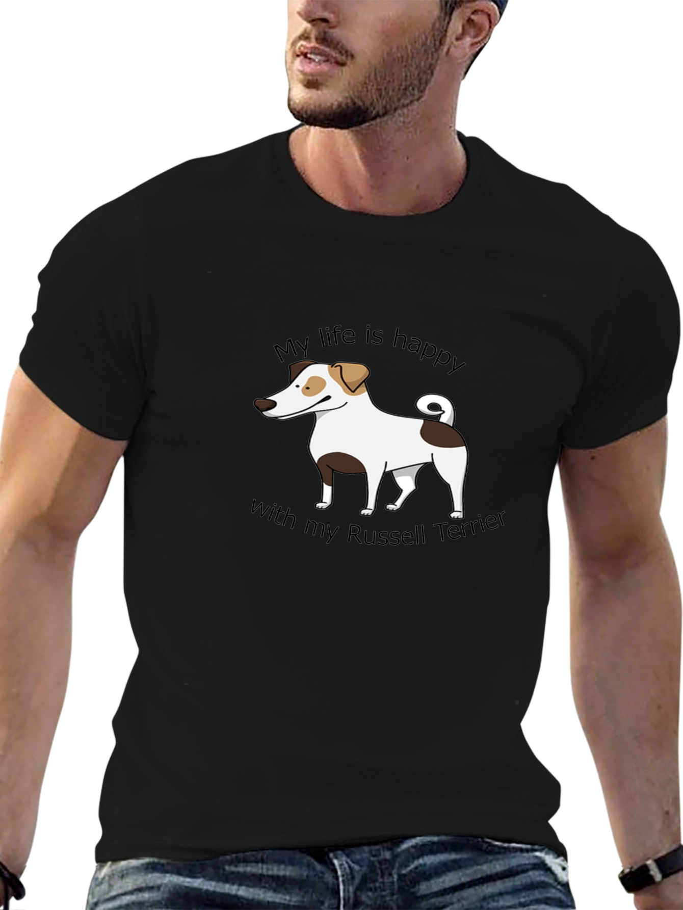 Happy Life Russell Terrier T-Shirt