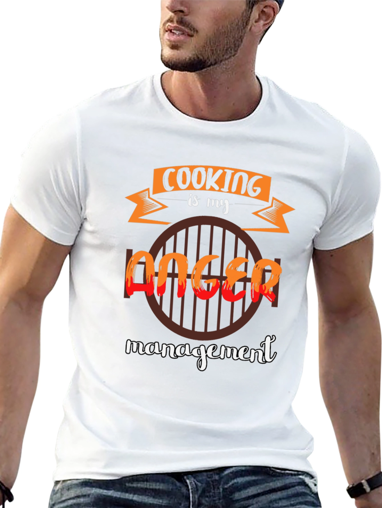 Cooking is my Anger Management T-Shirt BBQ Cookout