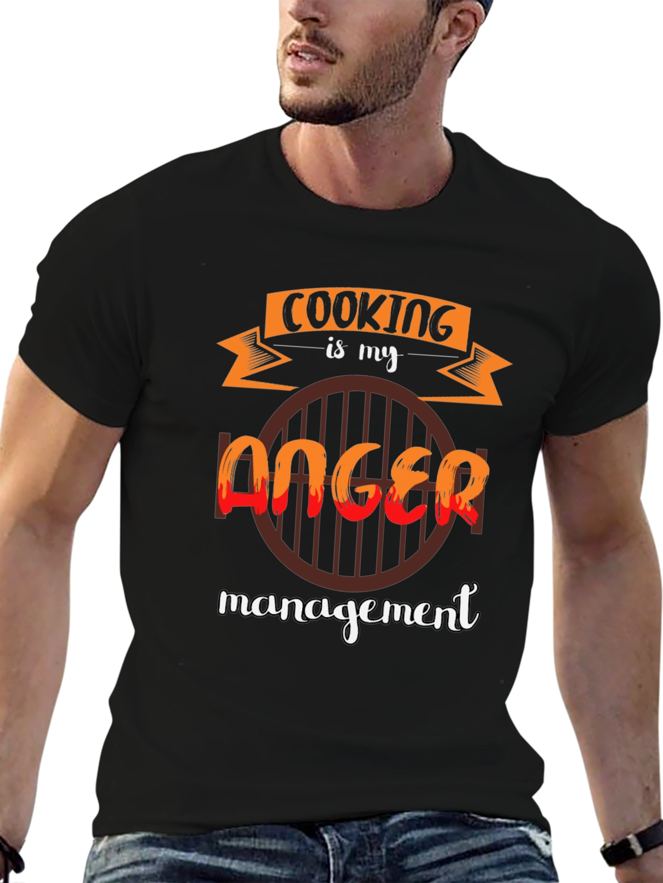 Cooking is my Anger Management T-Shirt BBQ Cookout