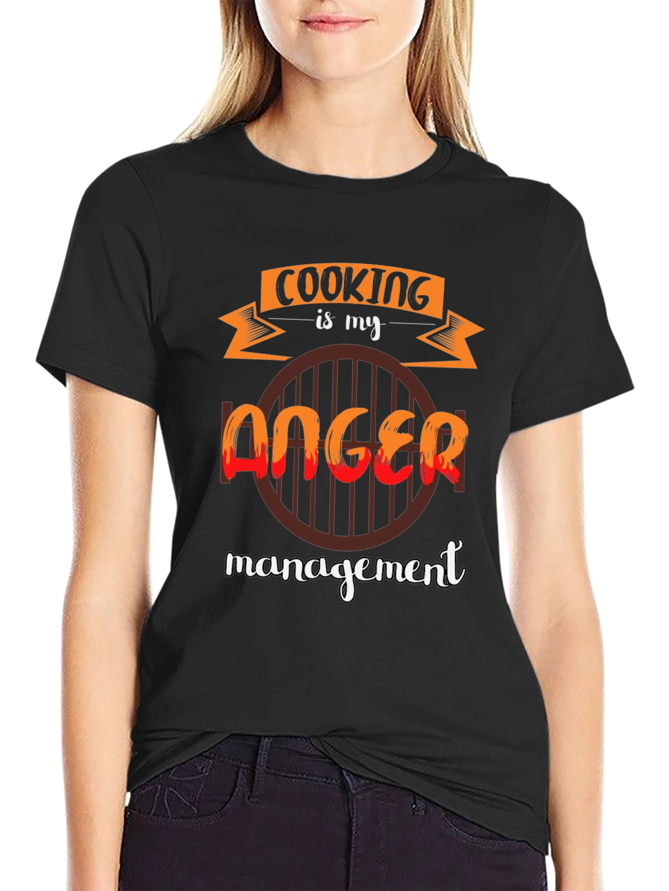 Cooking is my Anger Management T-Shirt BBQ Cookout