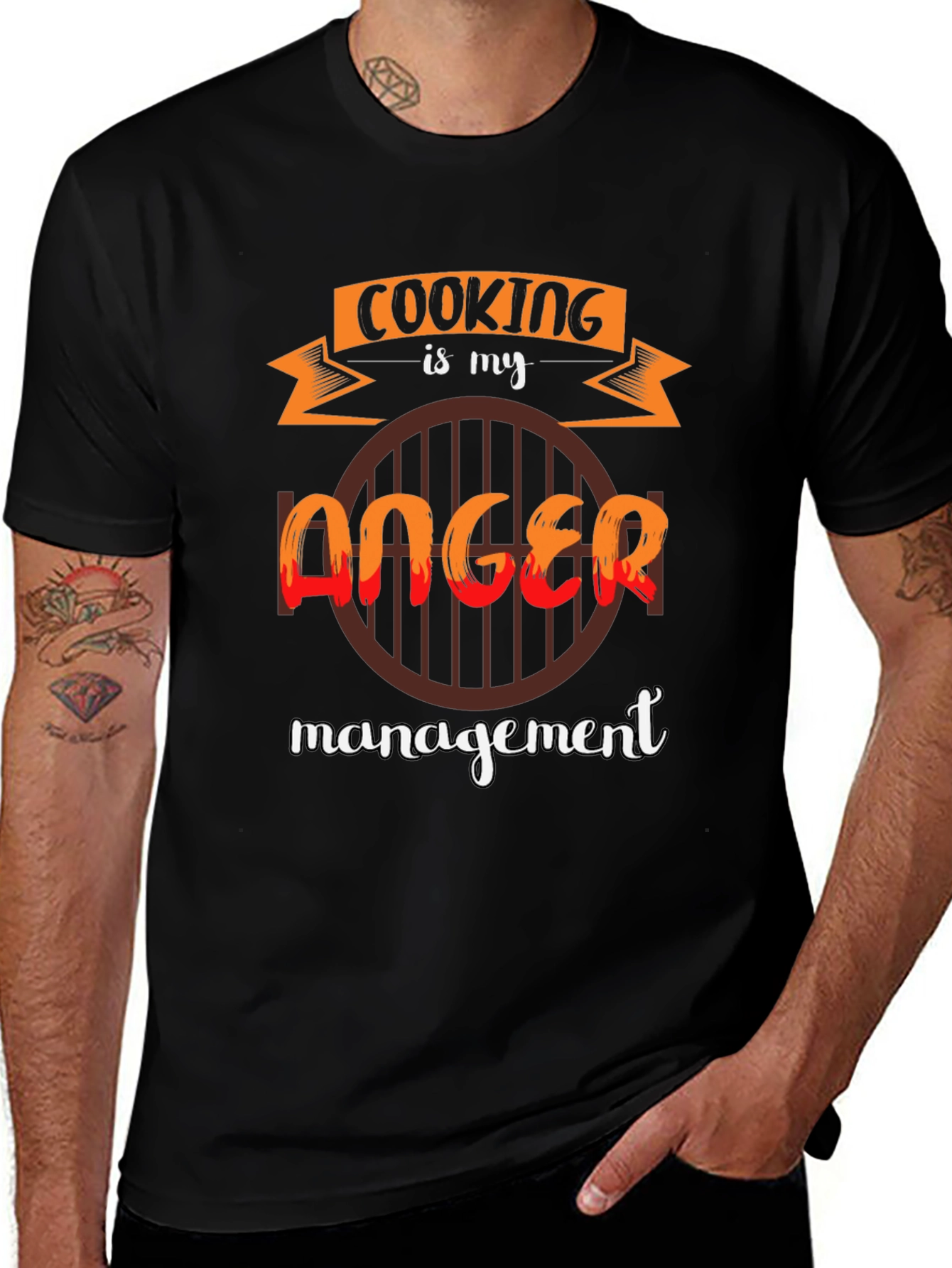 Cooking is my Anger Management T-Shirt BBQ Cookout