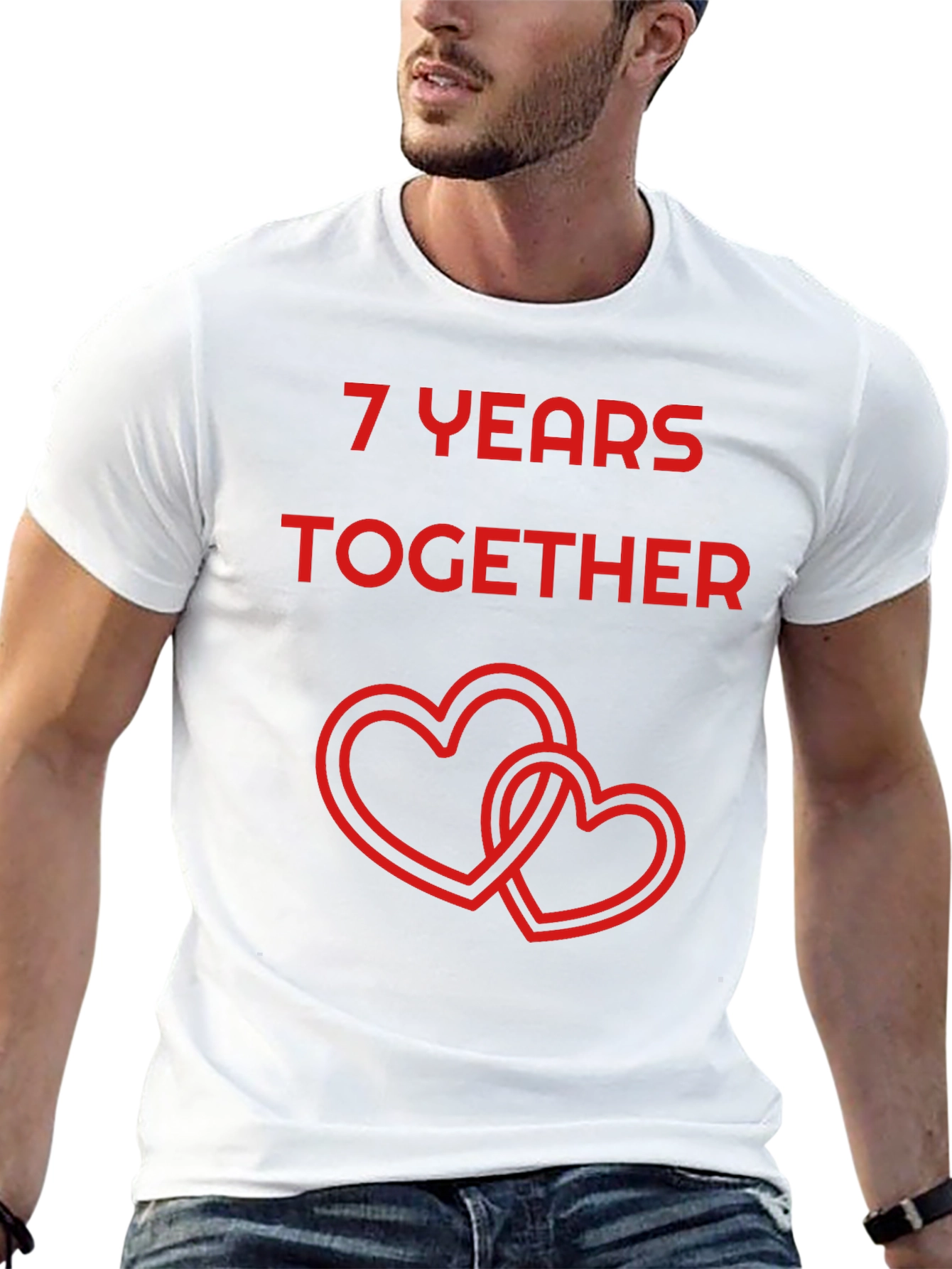 7 Years Together Anniversary T-Shirt