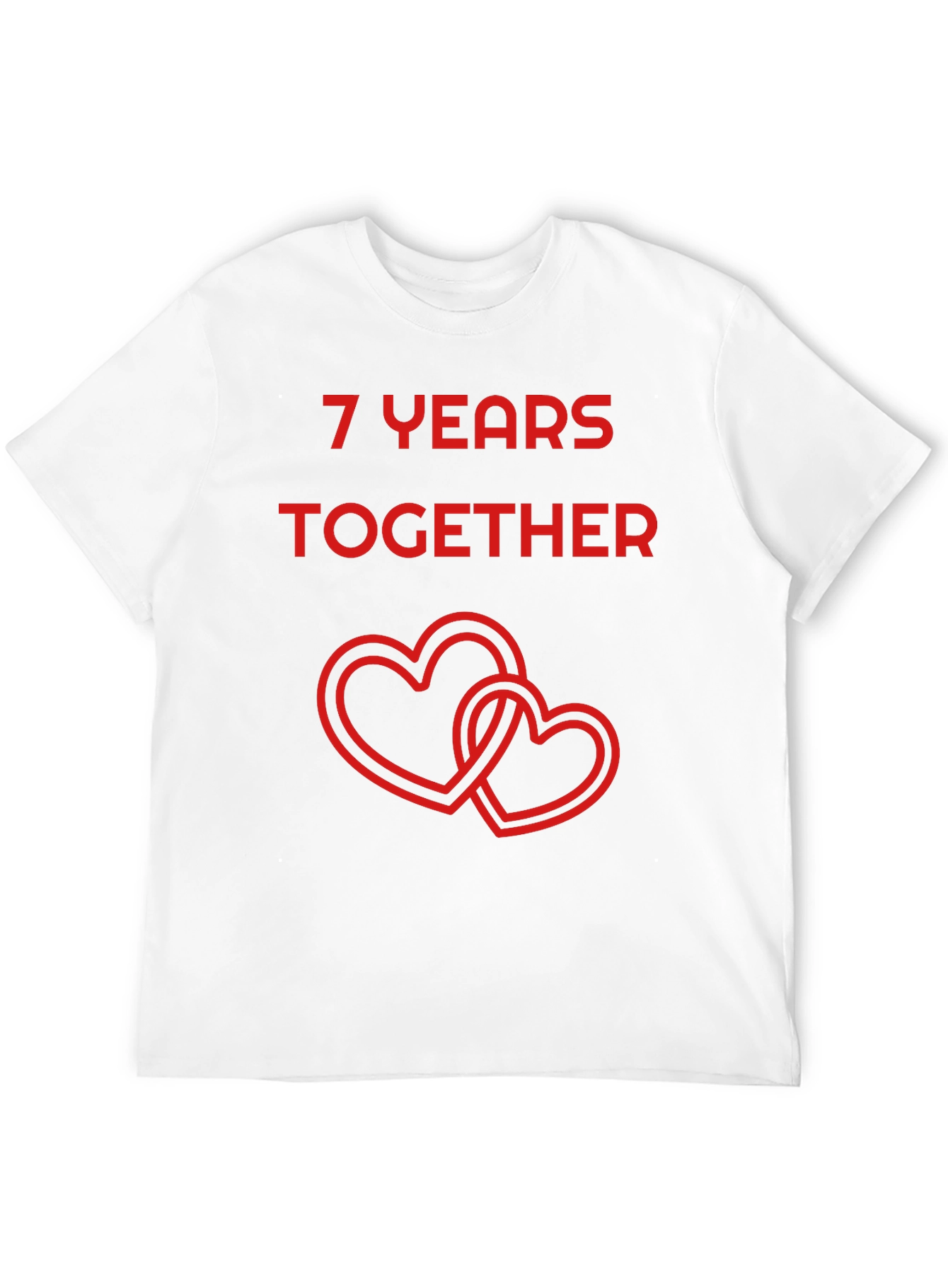 7 Years Together Anniversary T-Shirt