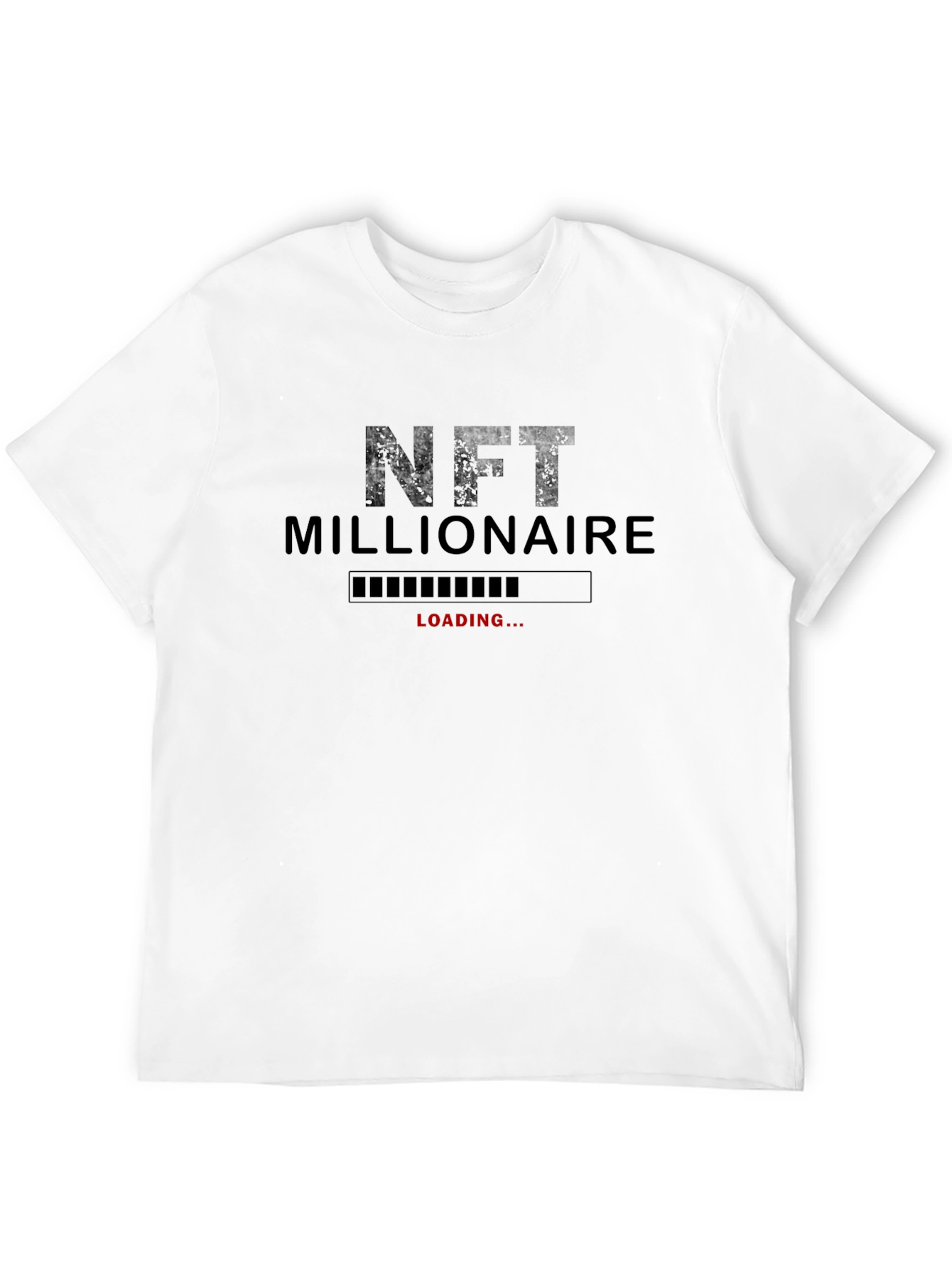 NFT Millionaire Loading Black T-Shirt