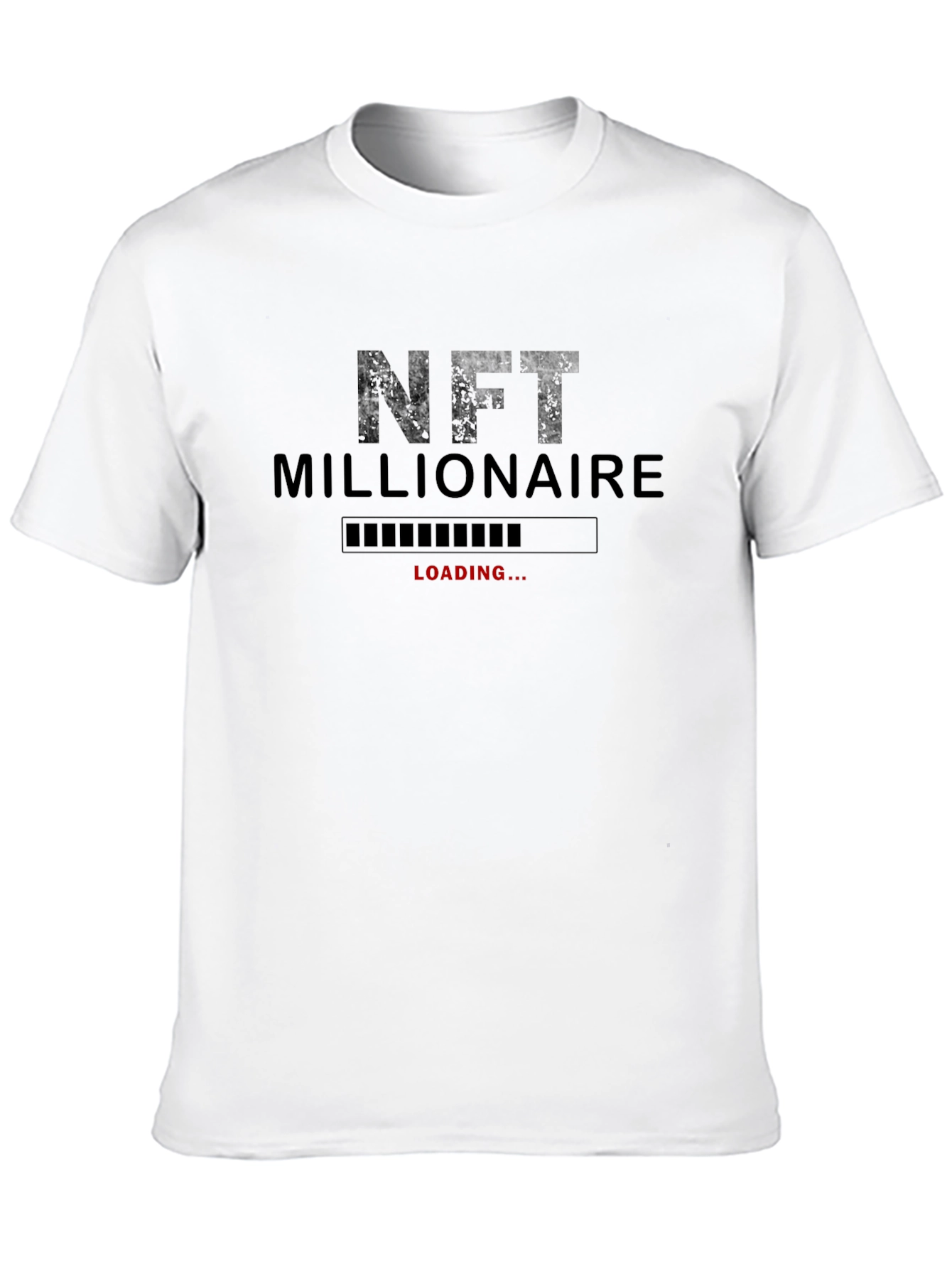 NFT Millionaire Loading Black T-Shirt