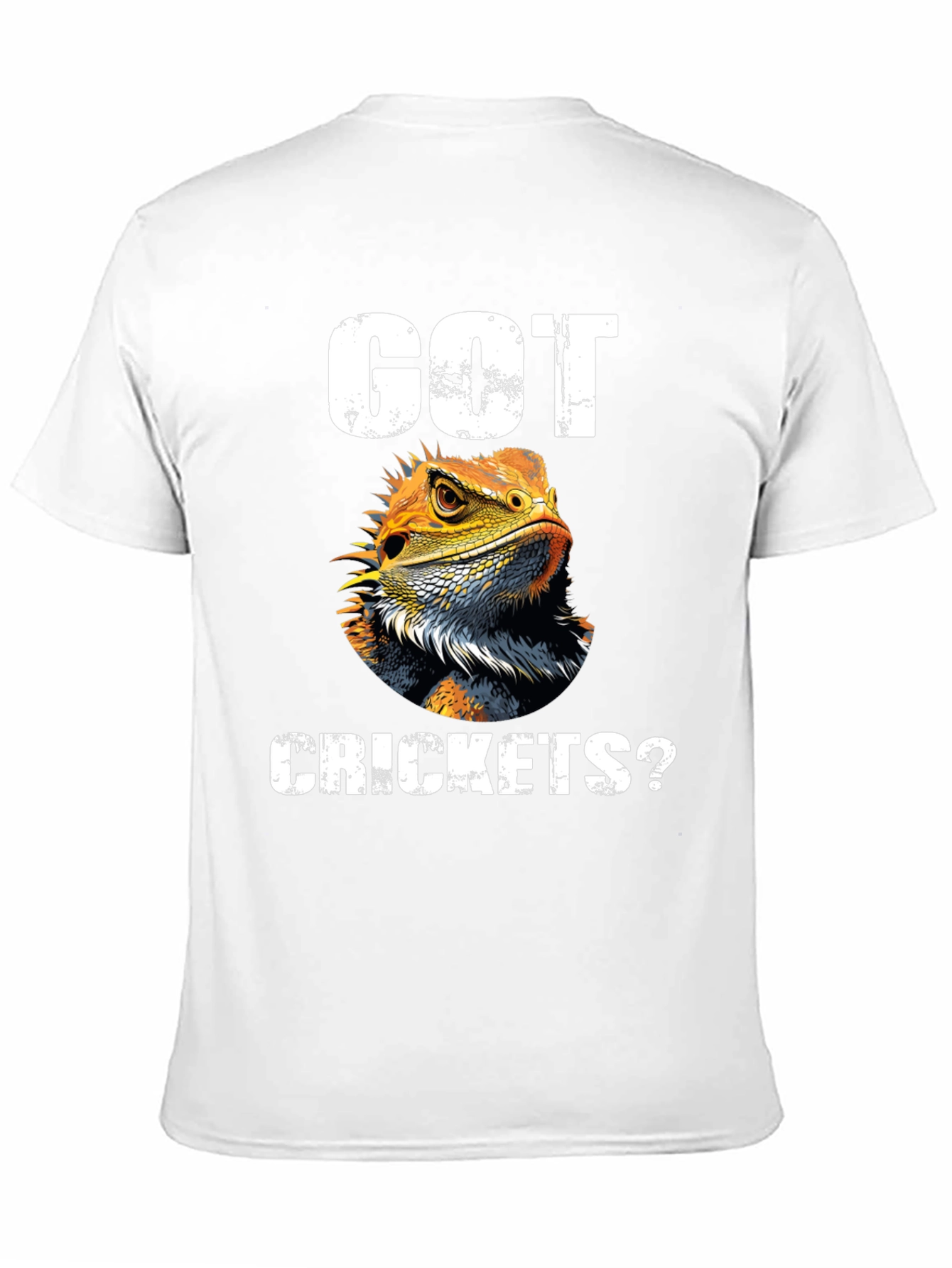Got Crickets? Lizard Pet Lover Graphic T-Shirt