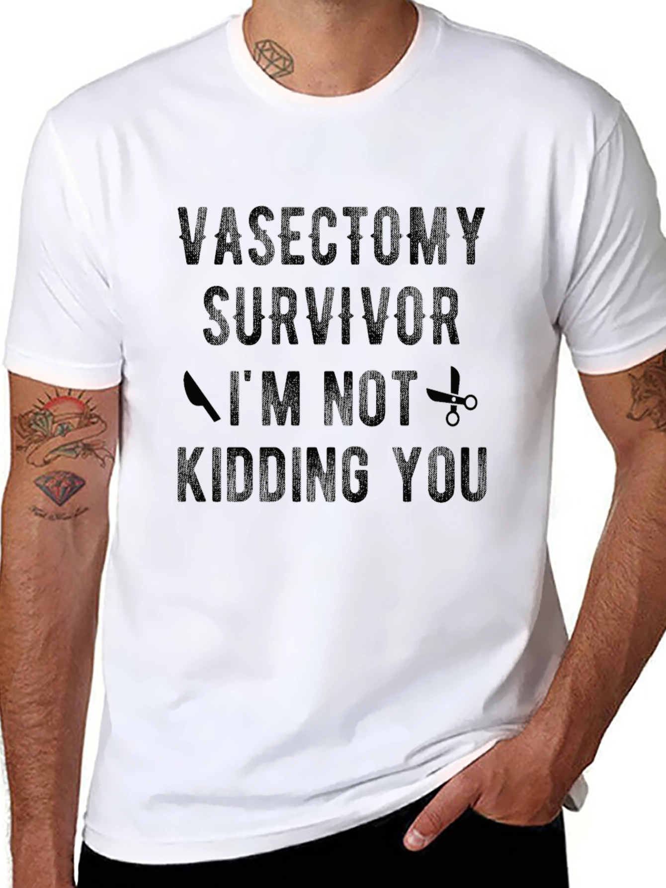 Vasectomy Survivor Graphic Tee