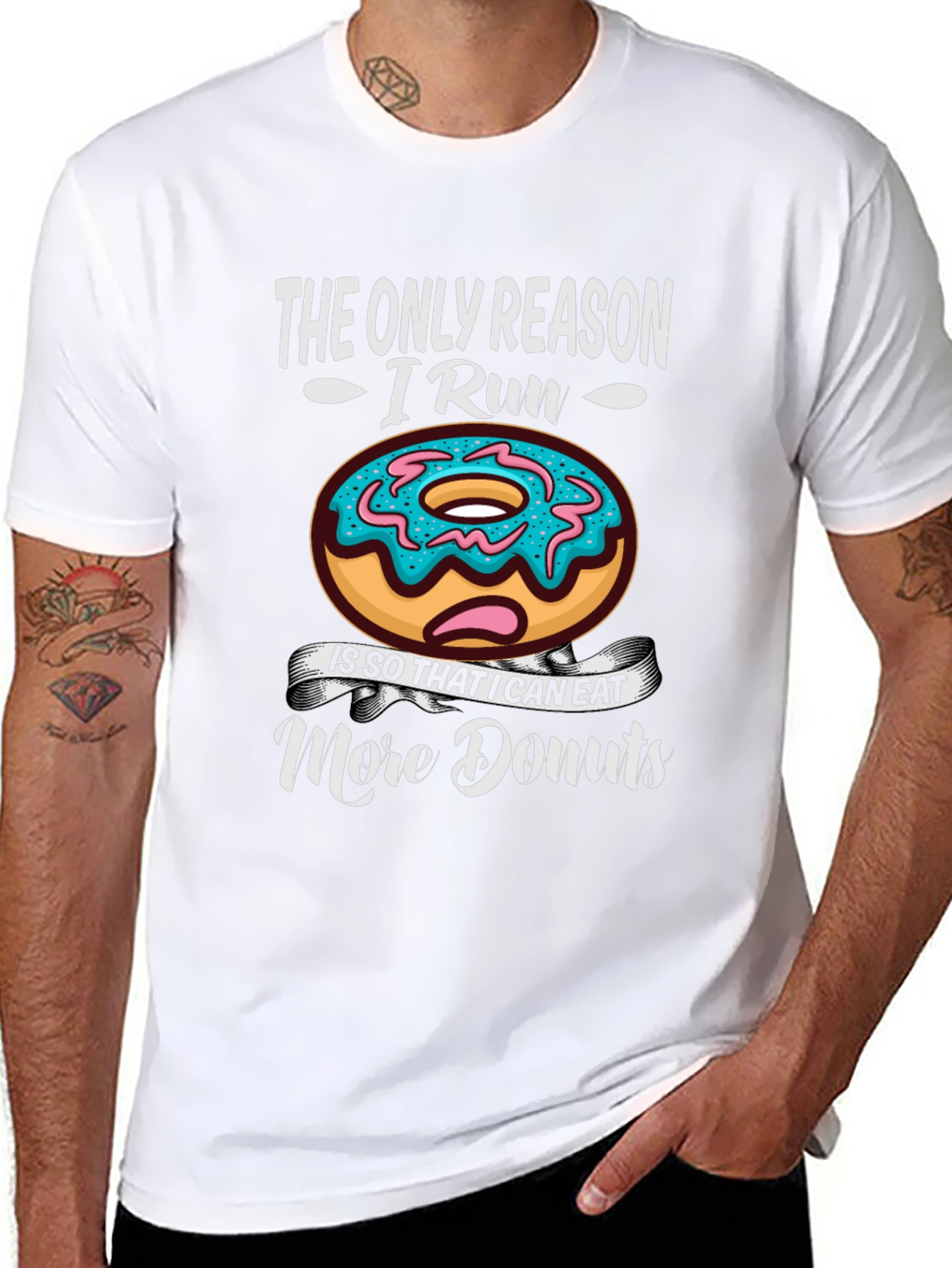 Funny Donut Run T-Shirt