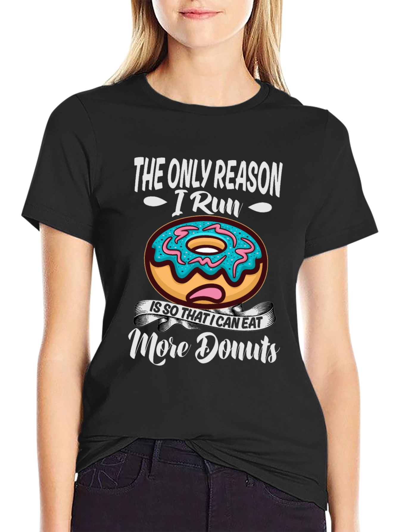 Funny Donut Run T-Shirt