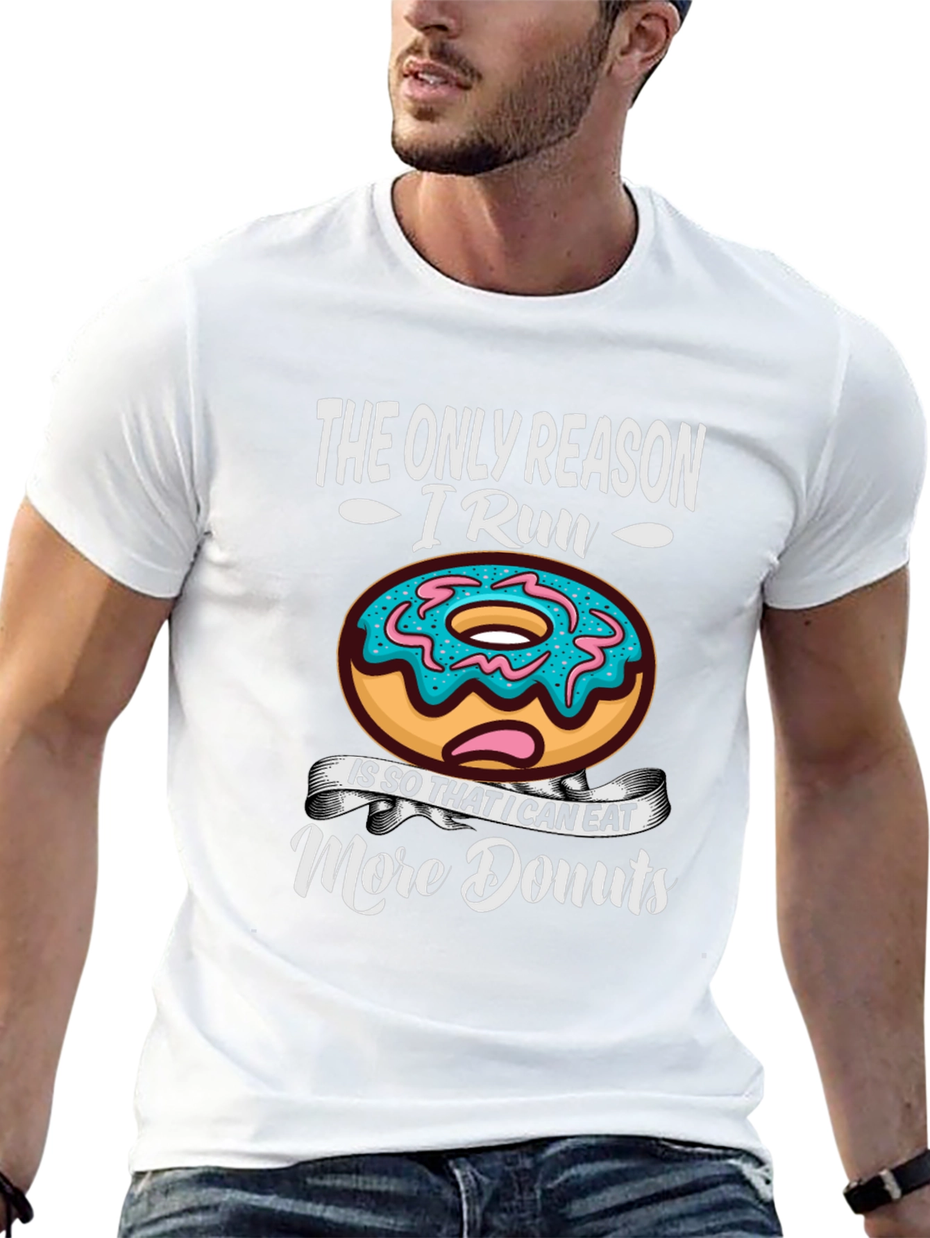 Funny Donut Run T-Shirt