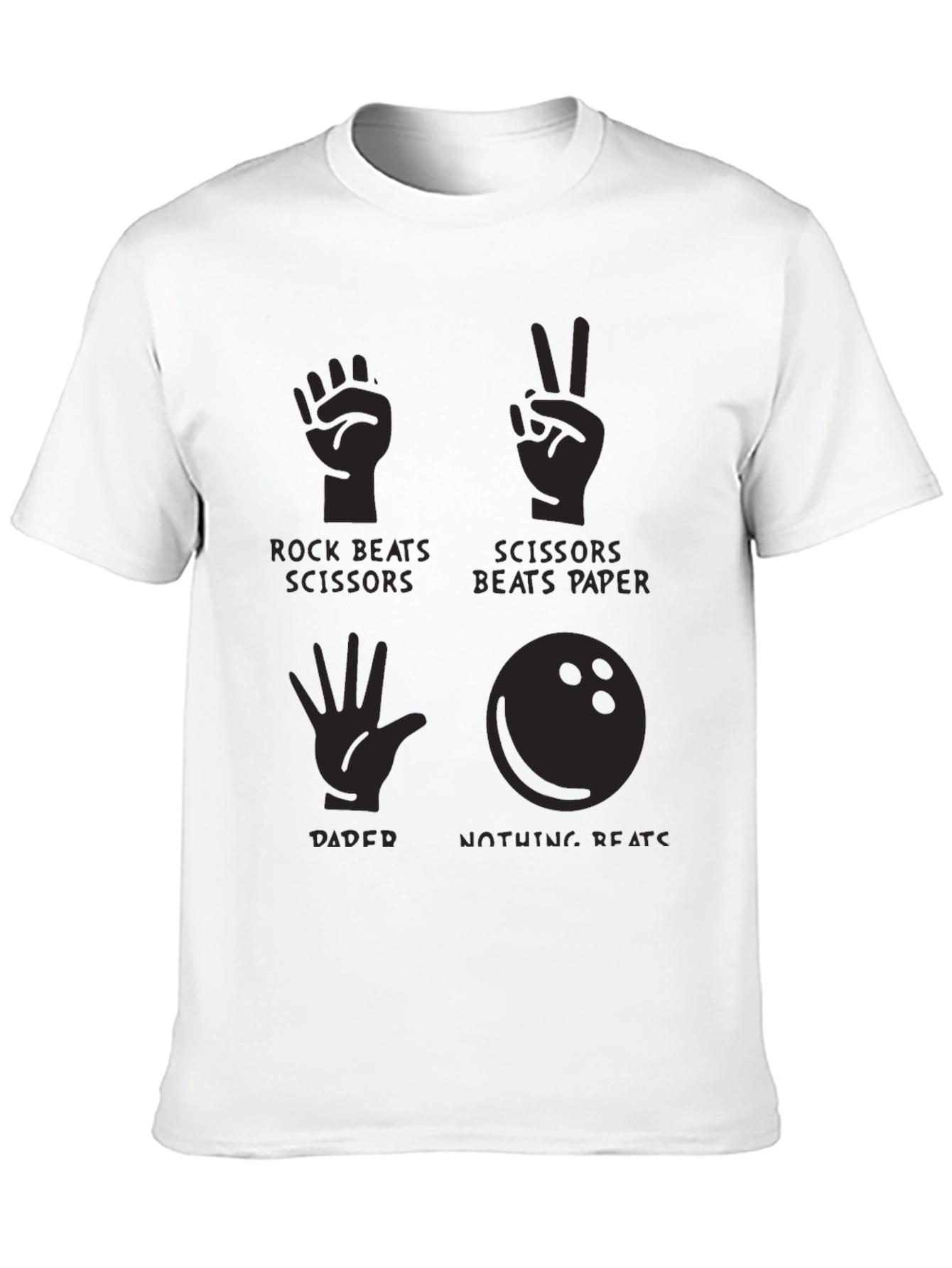 Rock Paper Scissors Bowling T-Shirt
