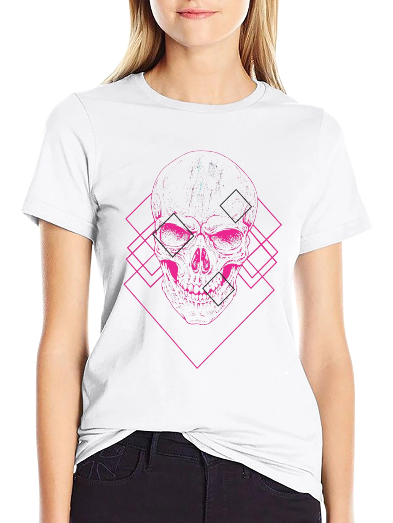 Skull Graphic Tee - Mens Black T-Shirt