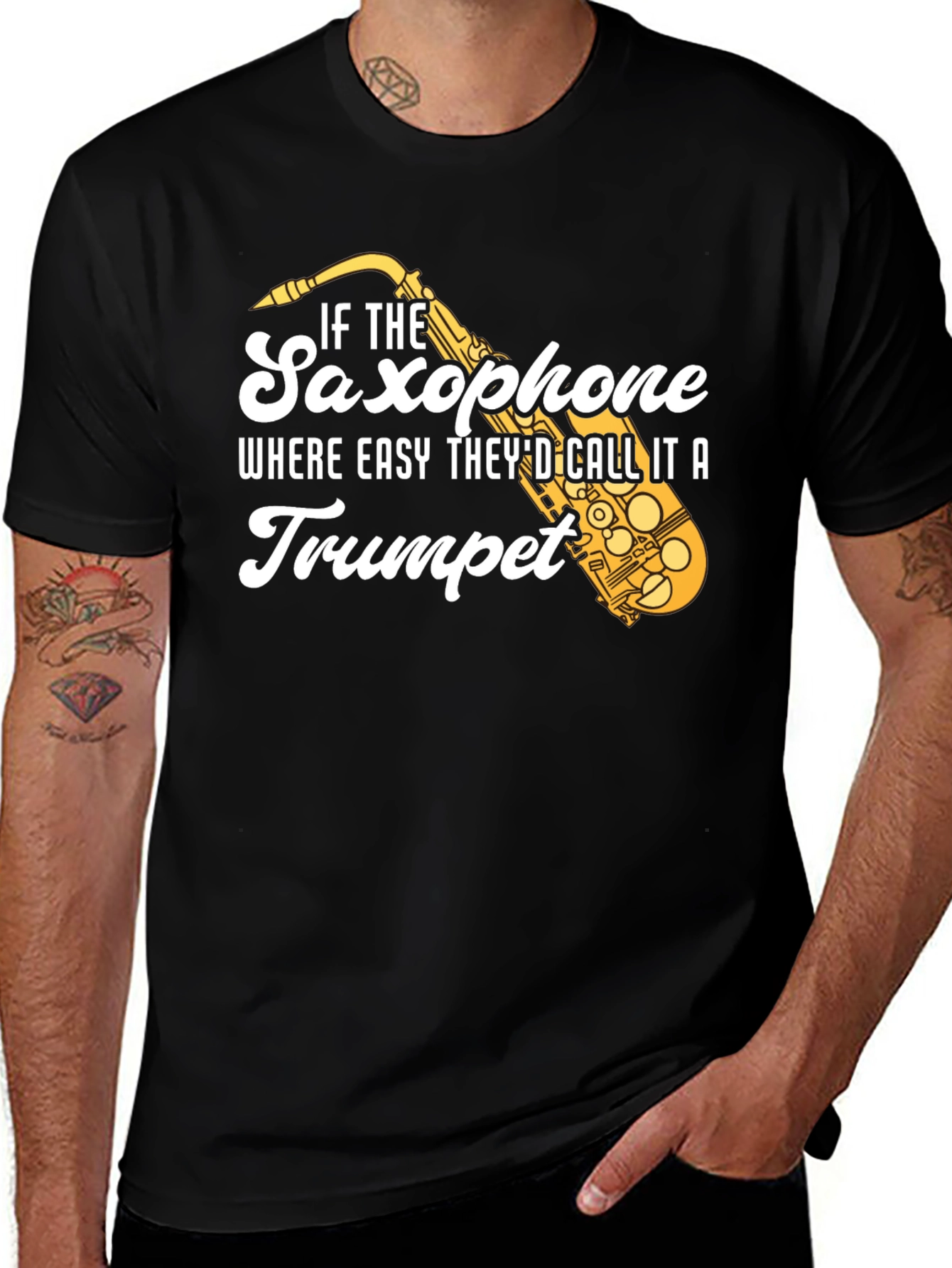 Saxophone T-Shirt - Funny Musician Tee