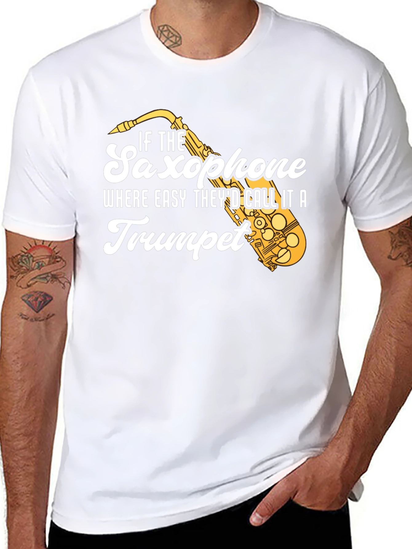 Saxophone T-Shirt - Funny Musician Tee