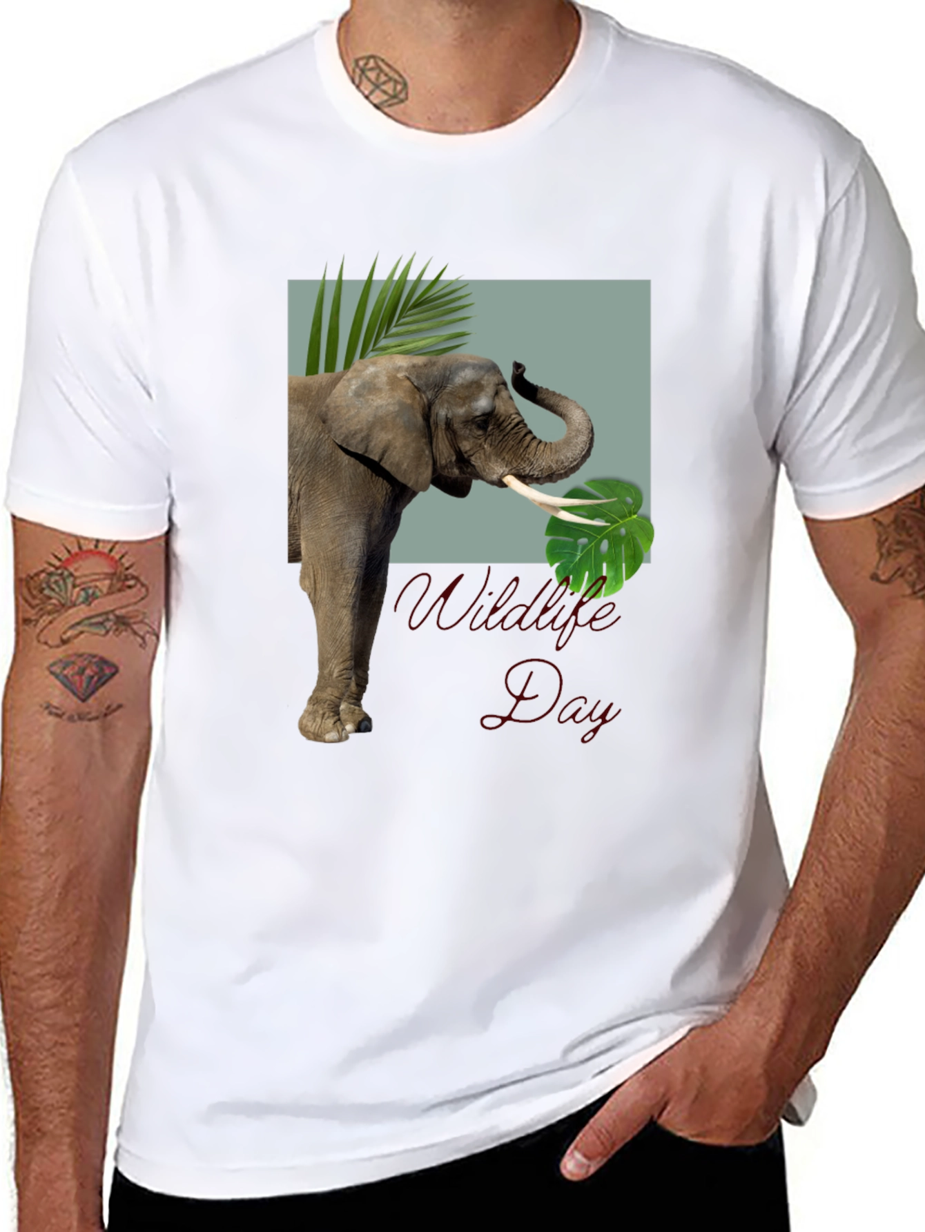 Wildlife Day Elephant T-Shirt