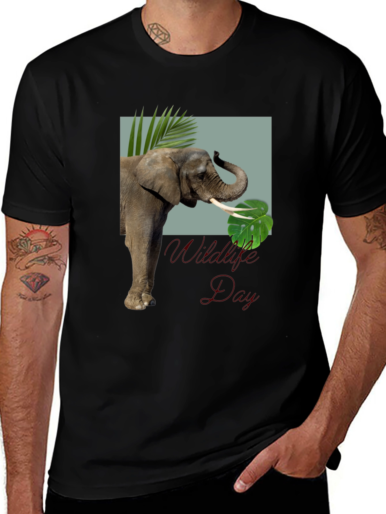 Wildlife Day Elephant T-Shirt