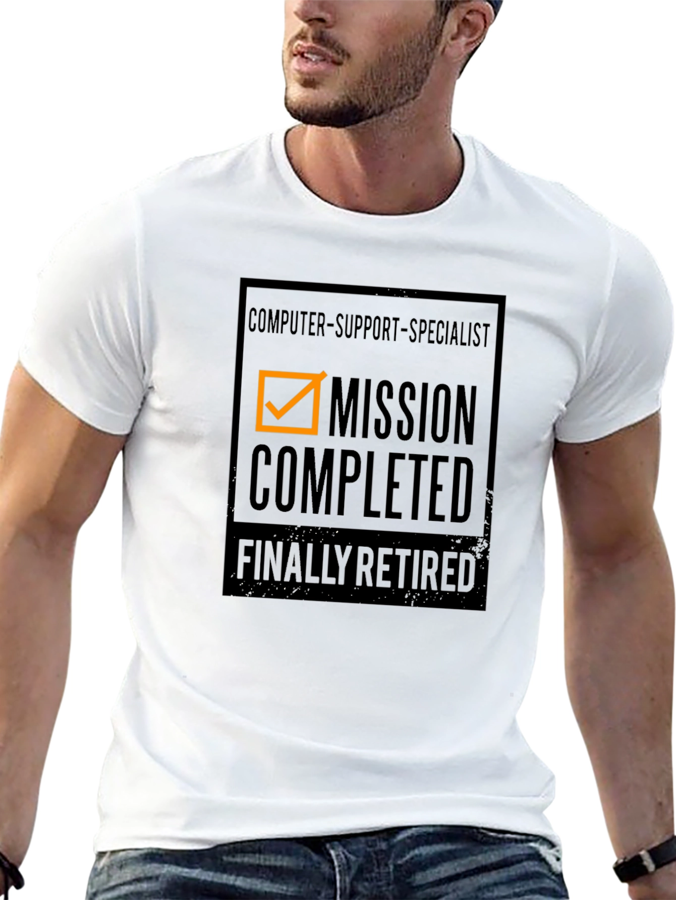 Retired Computer Specialist Mission Accomplished T-Shirt
