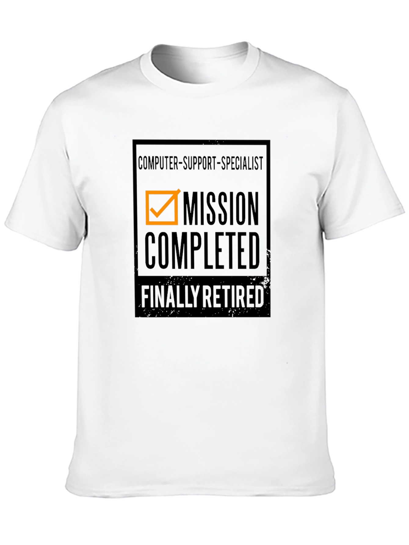 Retired Computer Specialist Mission Accomplished T-Shirt
