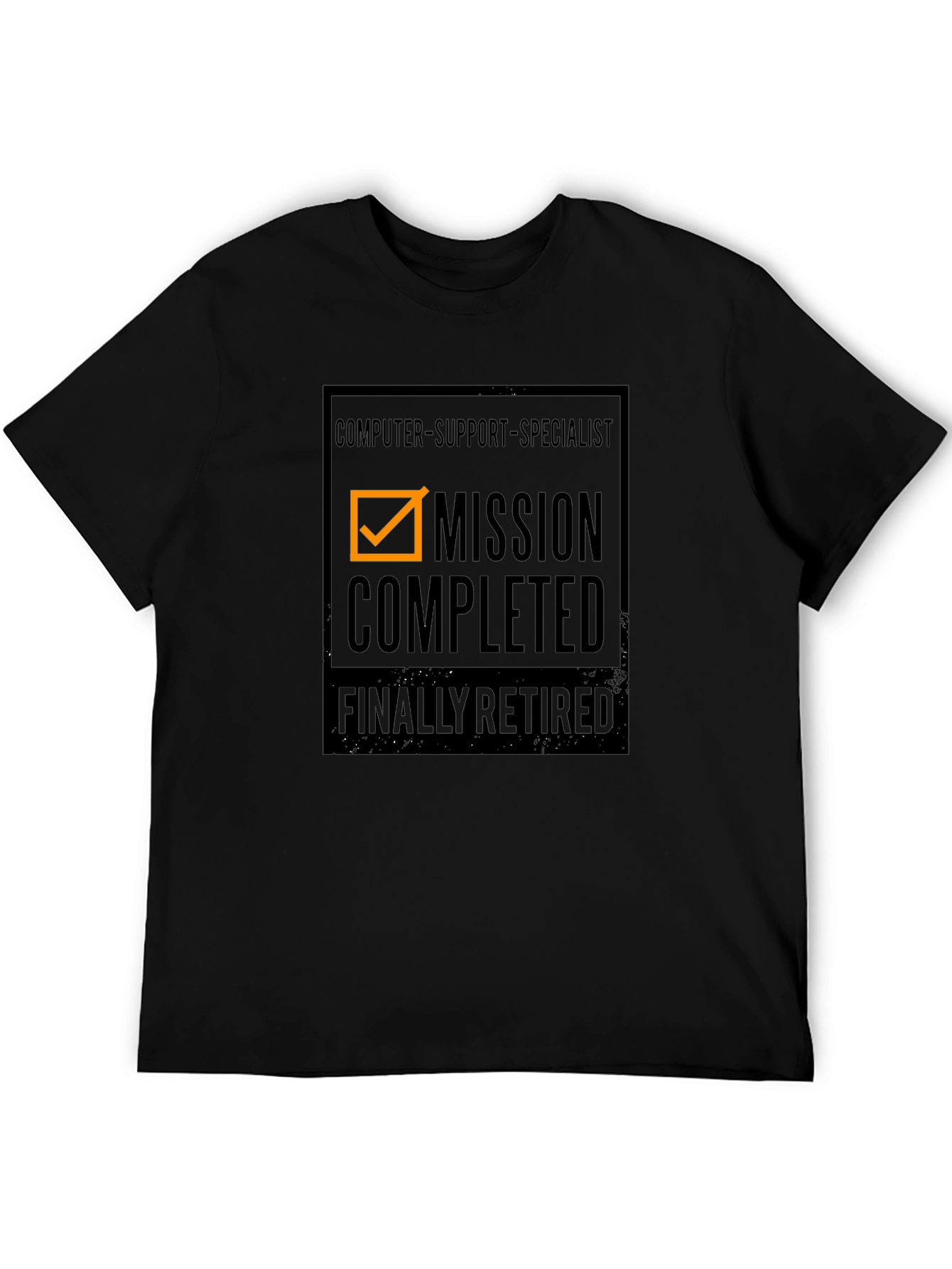 Retired Computer Specialist Mission Accomplished T-Shirt