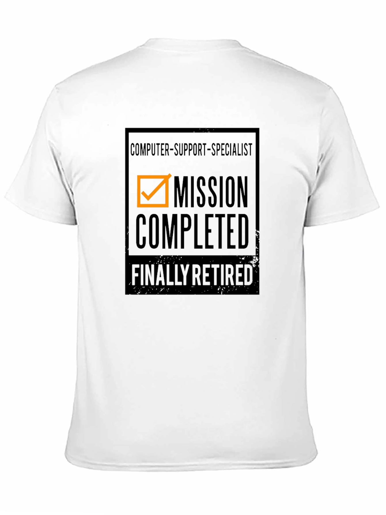 Retired Computer Specialist Mission Accomplished T-Shirt