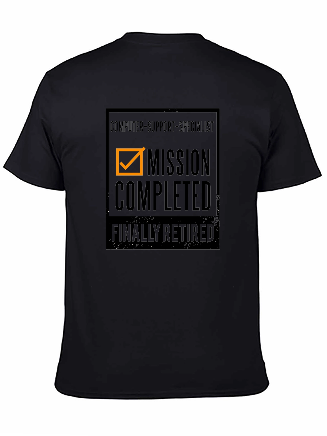 Retired Computer Specialist Mission Accomplished T-Shirt