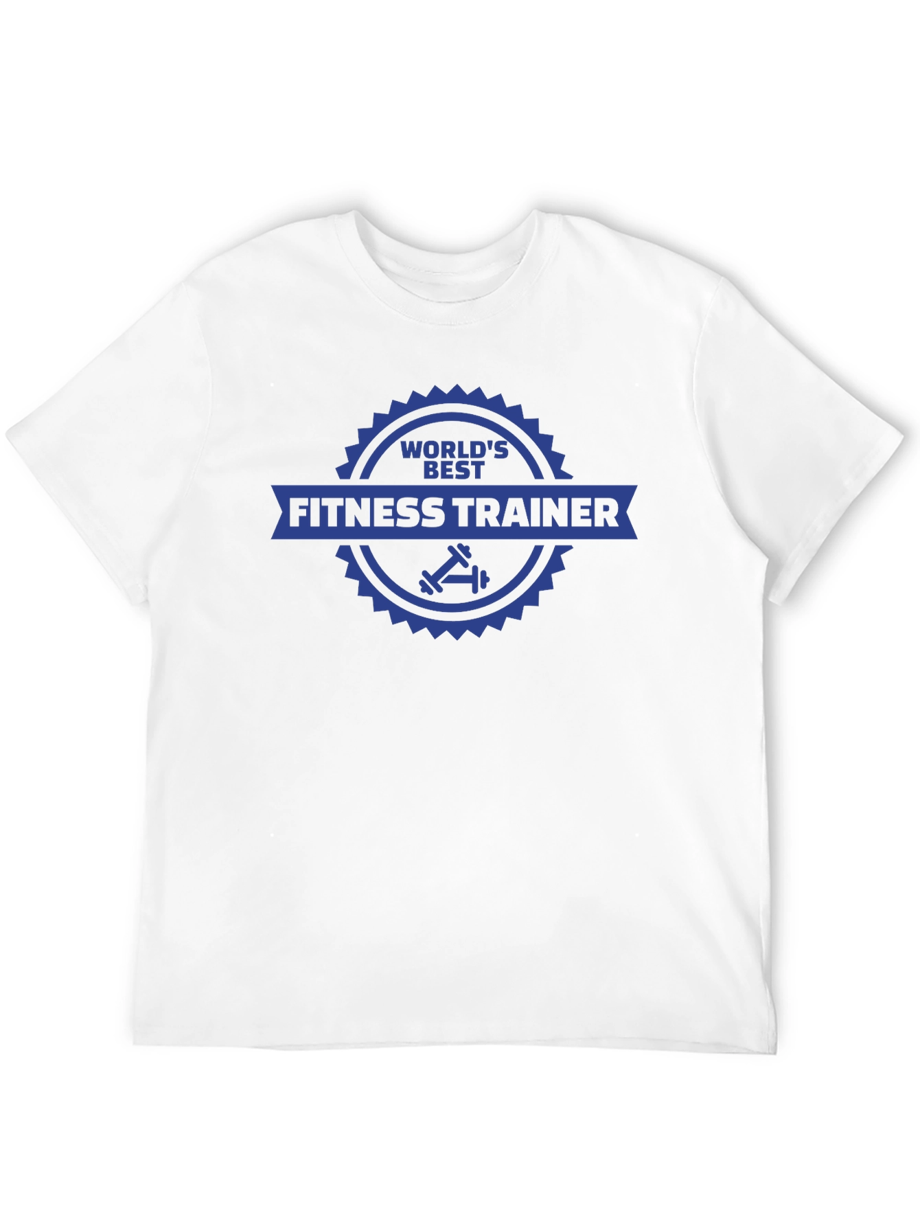 Worlds Best Fitness Trainer Black T-Shirt