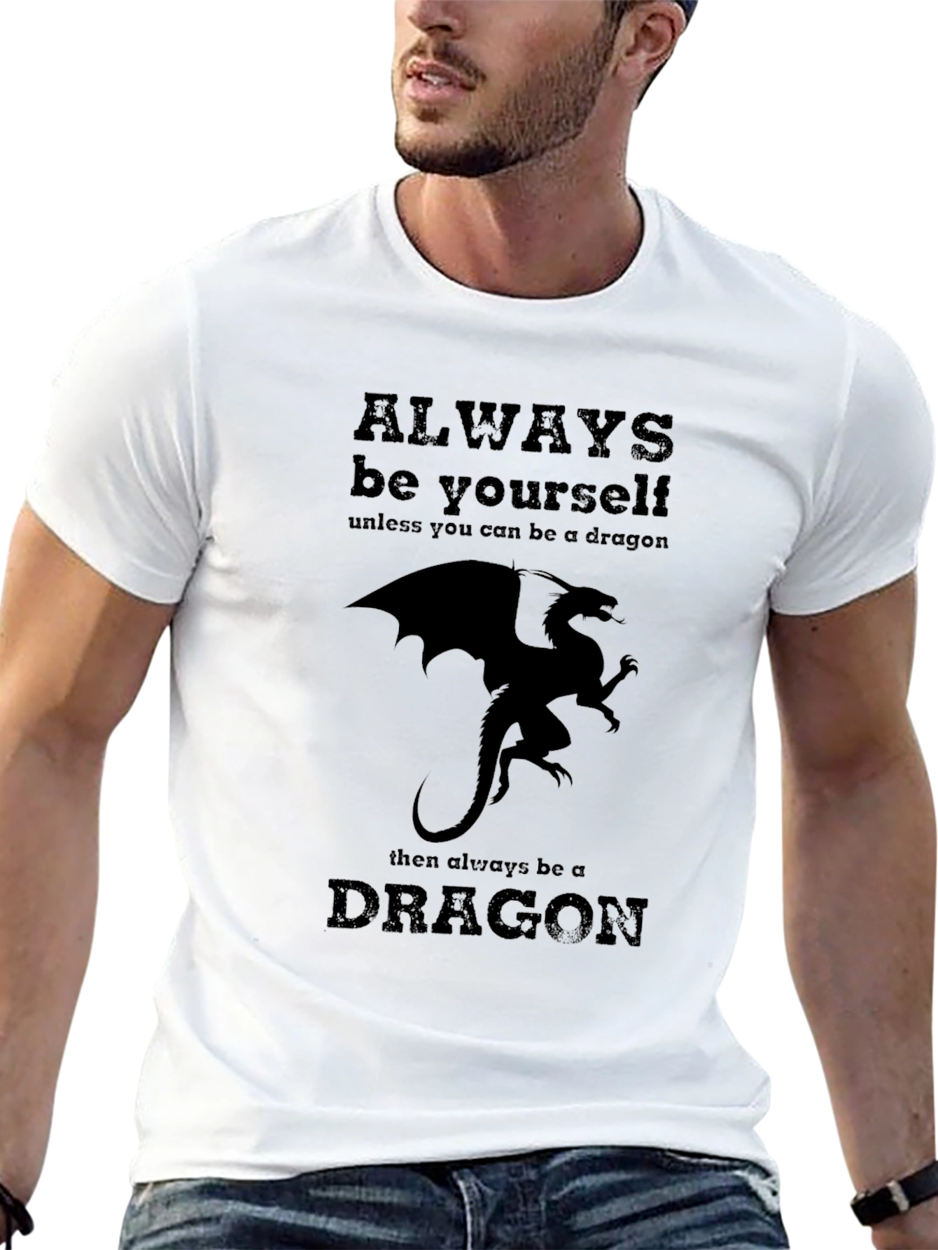 Dragon Graphic T-Shirt - Be Yourself