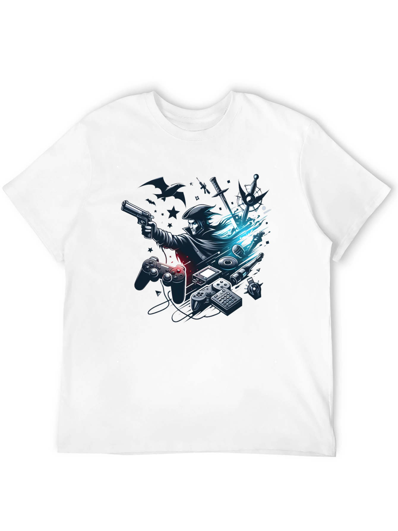Gaming Pirate Black T-Shirt